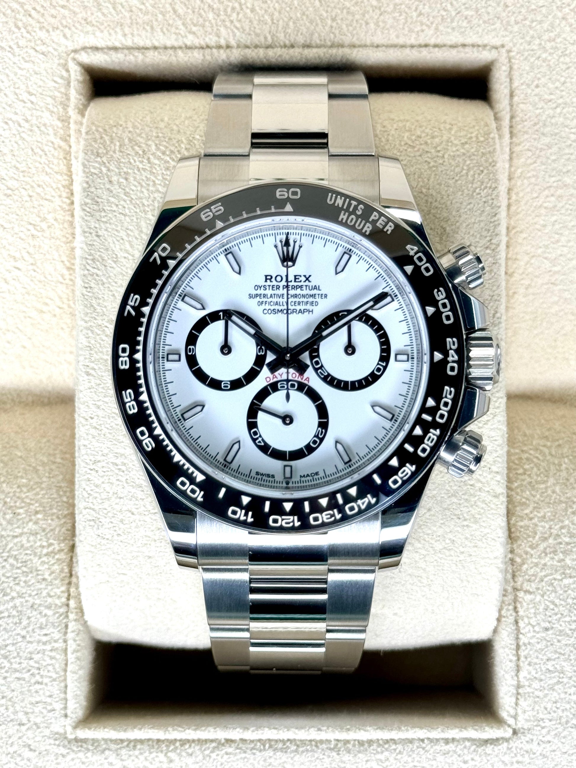 NEW 2024 Rolex Daytona 40mm 126500LN Stainless Steel Panda Dial - MyWatchLLC