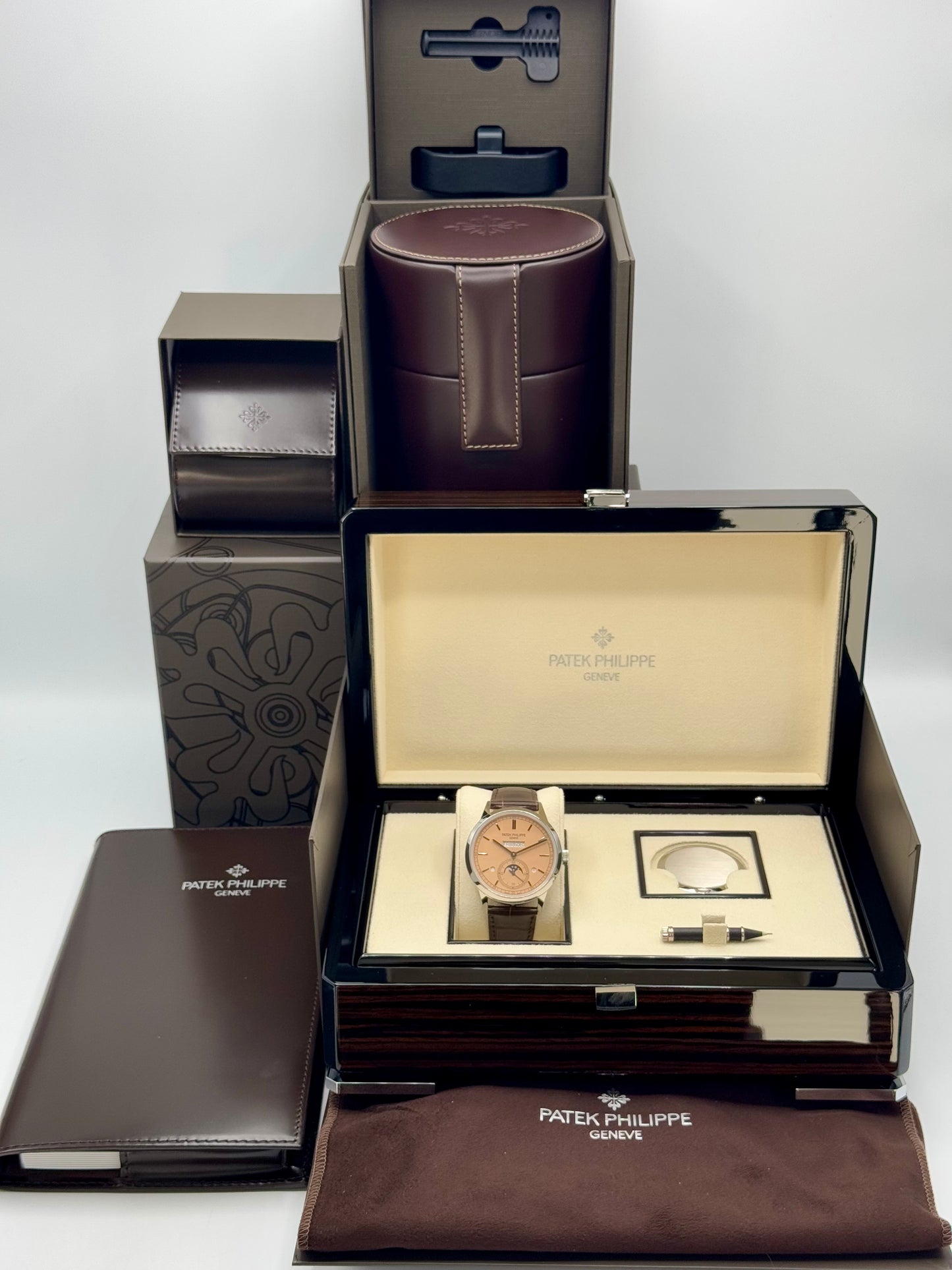 NEW 2024 Patek Philippe 5236P Perpetual Calendar Salmon Dial - MyWatchLLC