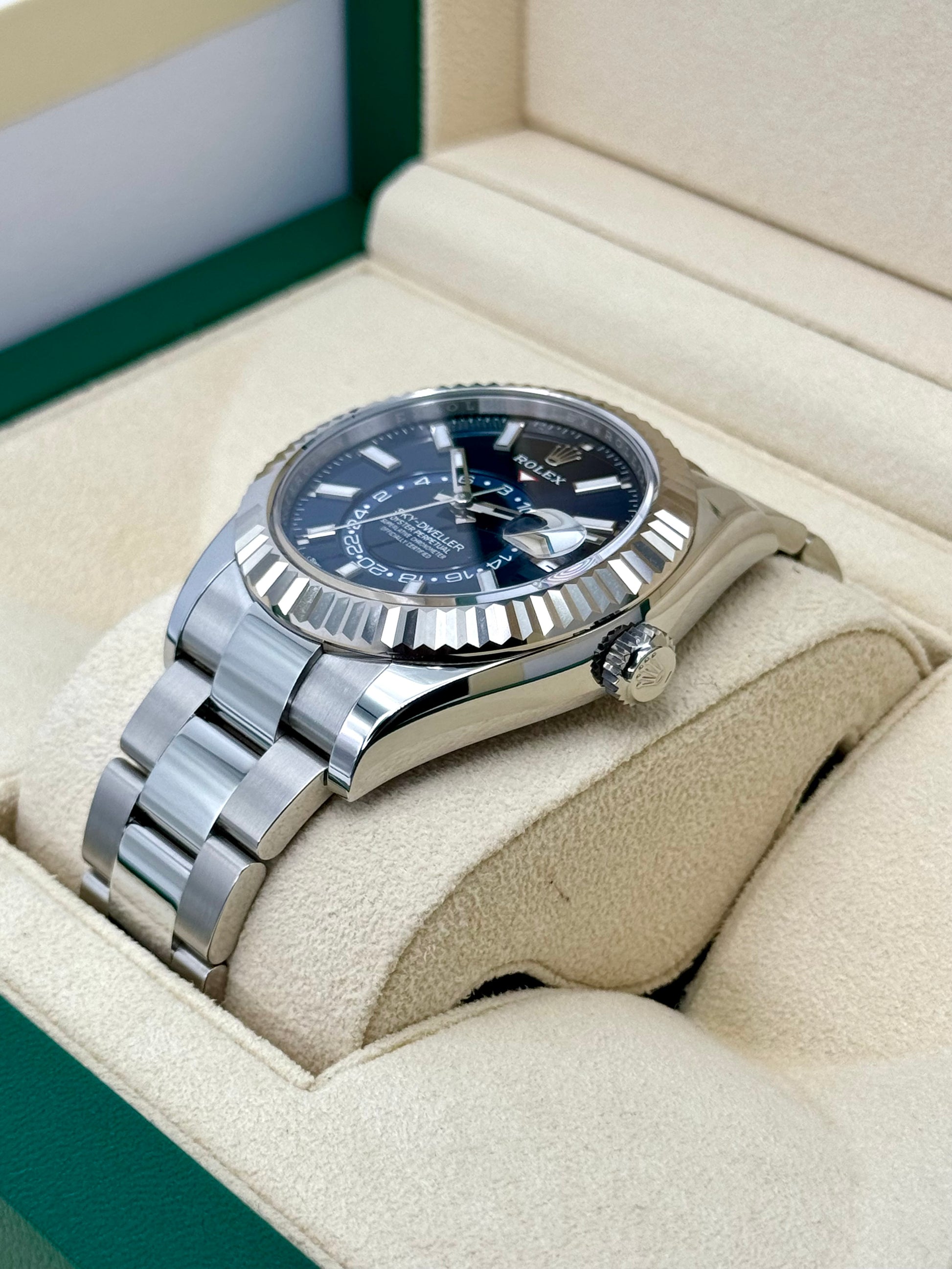 NEW 2024 Rolex Sky-Dweller 42mm 336934 Oyster Black Dial - MyWatchLLC