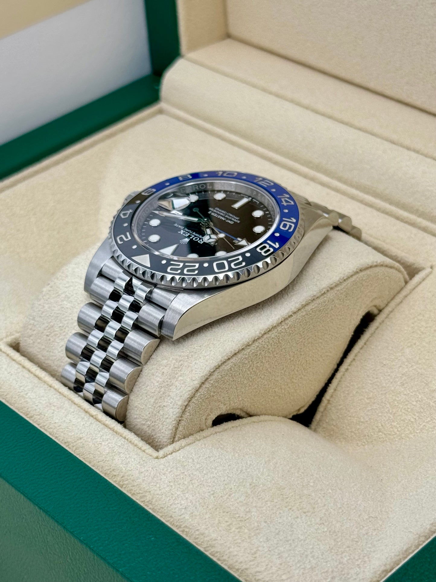 2022 Rolex GMT-Master II "Batgirl" 40mm 126710BLNR Jubilee Black Dial - MyWatchLLC