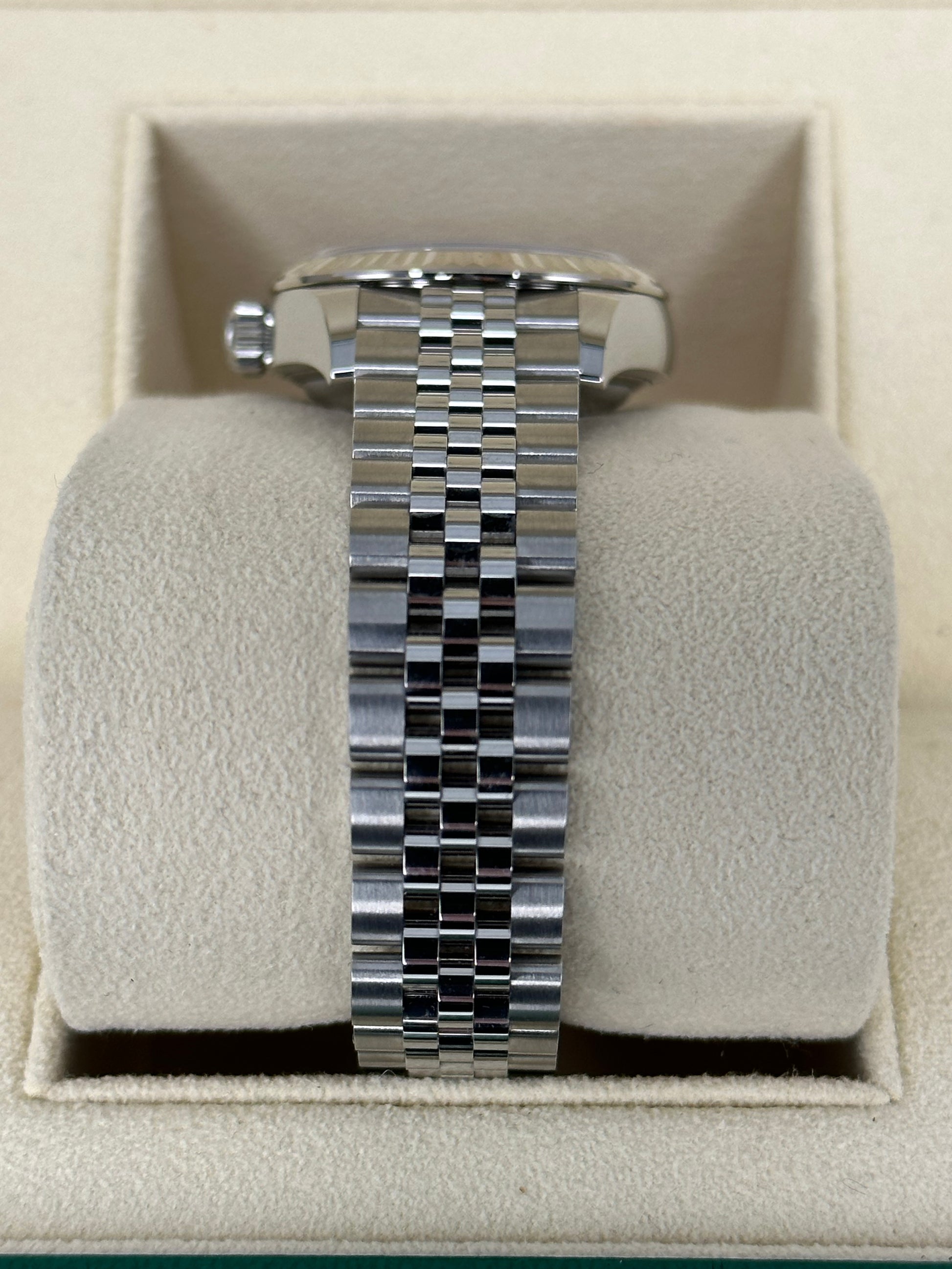 2022 Rolex Lady-Datejust 28mm 279174 Jubilee Mother of Pearl Diamond Dial - MyWatchLLC