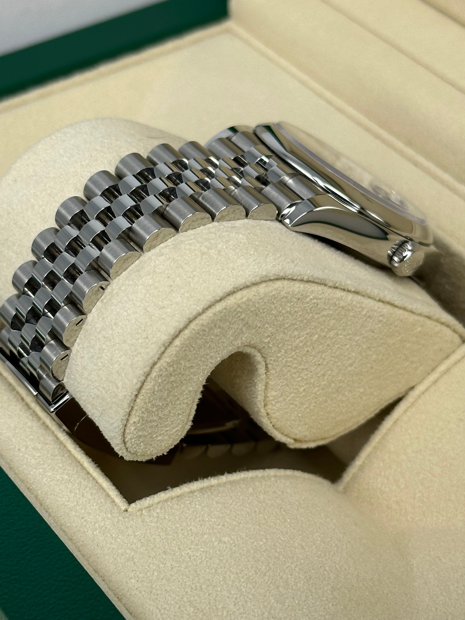 NEW 2023 Rolex Datejust 36mm 126200 Jubilee Blue Stick Dial - MyWatchLLC