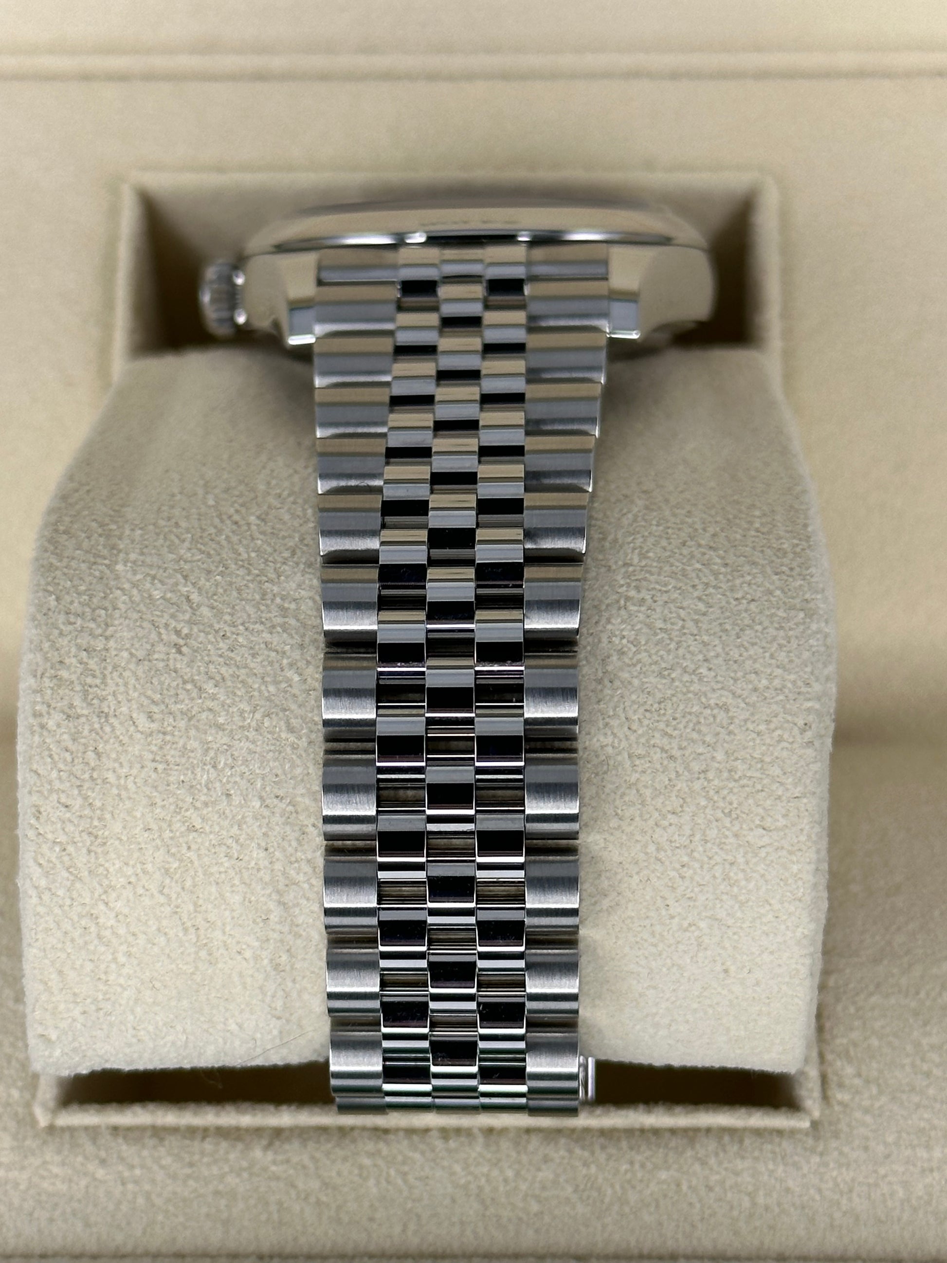 NEW 2023 Rolex Datejust 36mm 126200 Jubilee Blue Stick Dial - MyWatchLLC