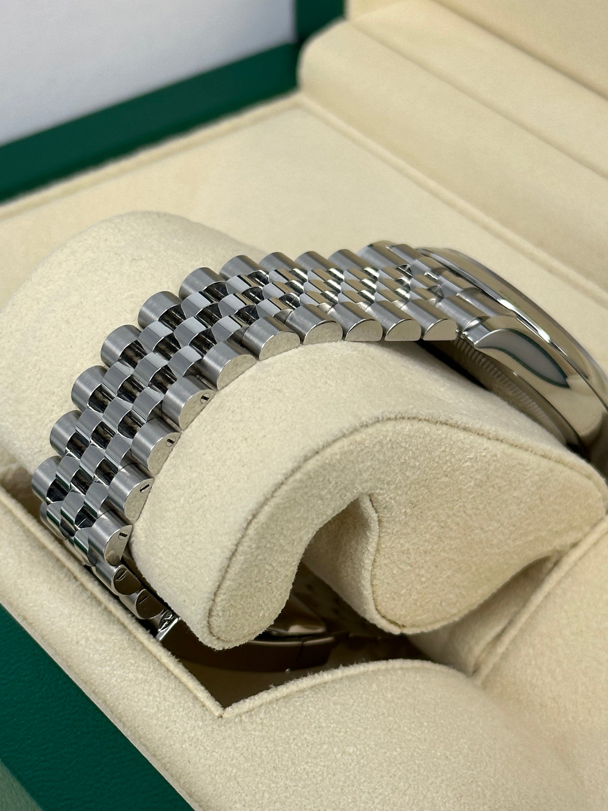 NEW 2023 Rolex Datejust 36mm 126200 Jubilee Blue Stick Dial - MyWatchLLC