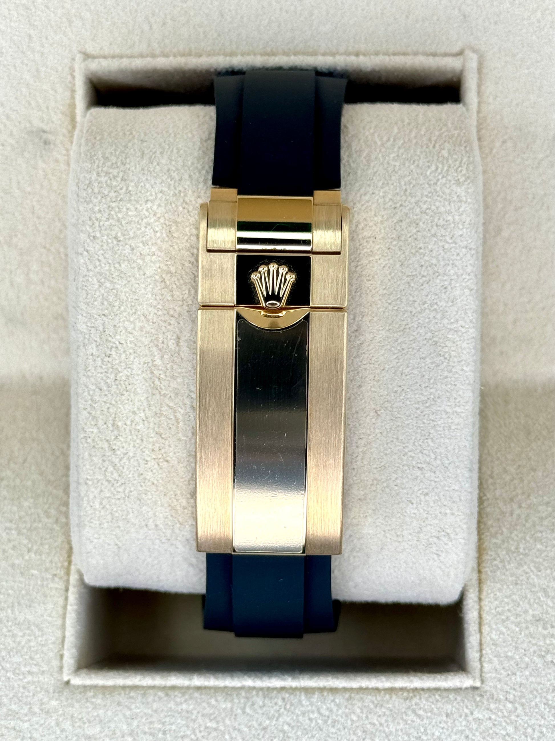 NEW 2024 Rolex Yacht-Master 42mm 226658 Gold Oysterflex Black Dial - MyWatchLLC