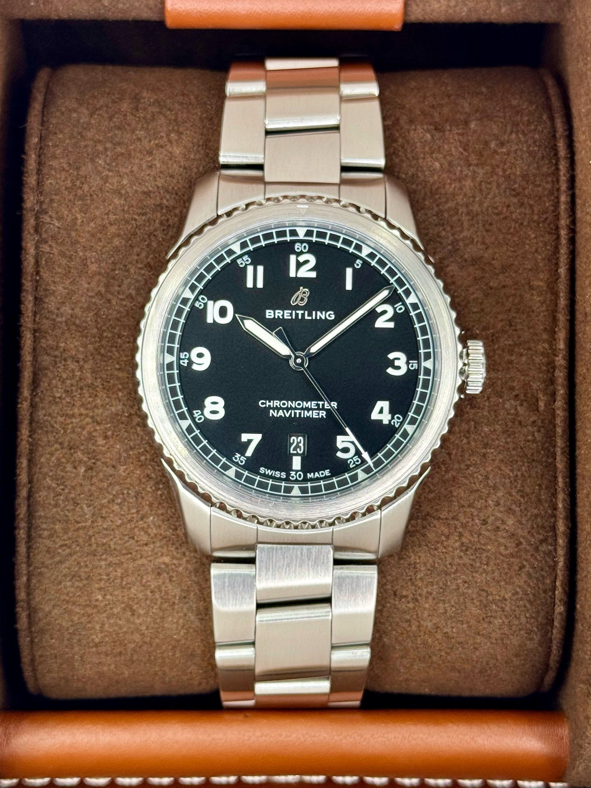 2019 Breitling Navitimer 8 Automatic 41mm A17314101B1A1 Black Dial - MyWatchLLC