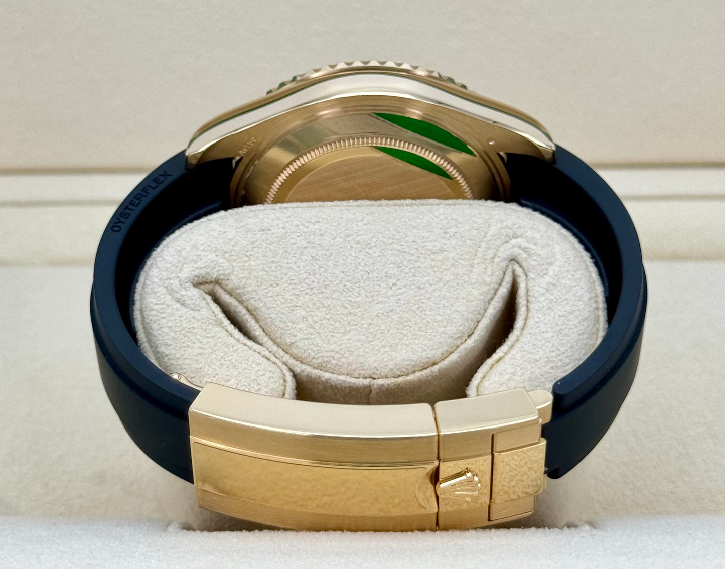 NEW 2024 Rolex Yacht-Master 42mm 226658 Gold Oysterflex Black Dial - MyWatchLLC