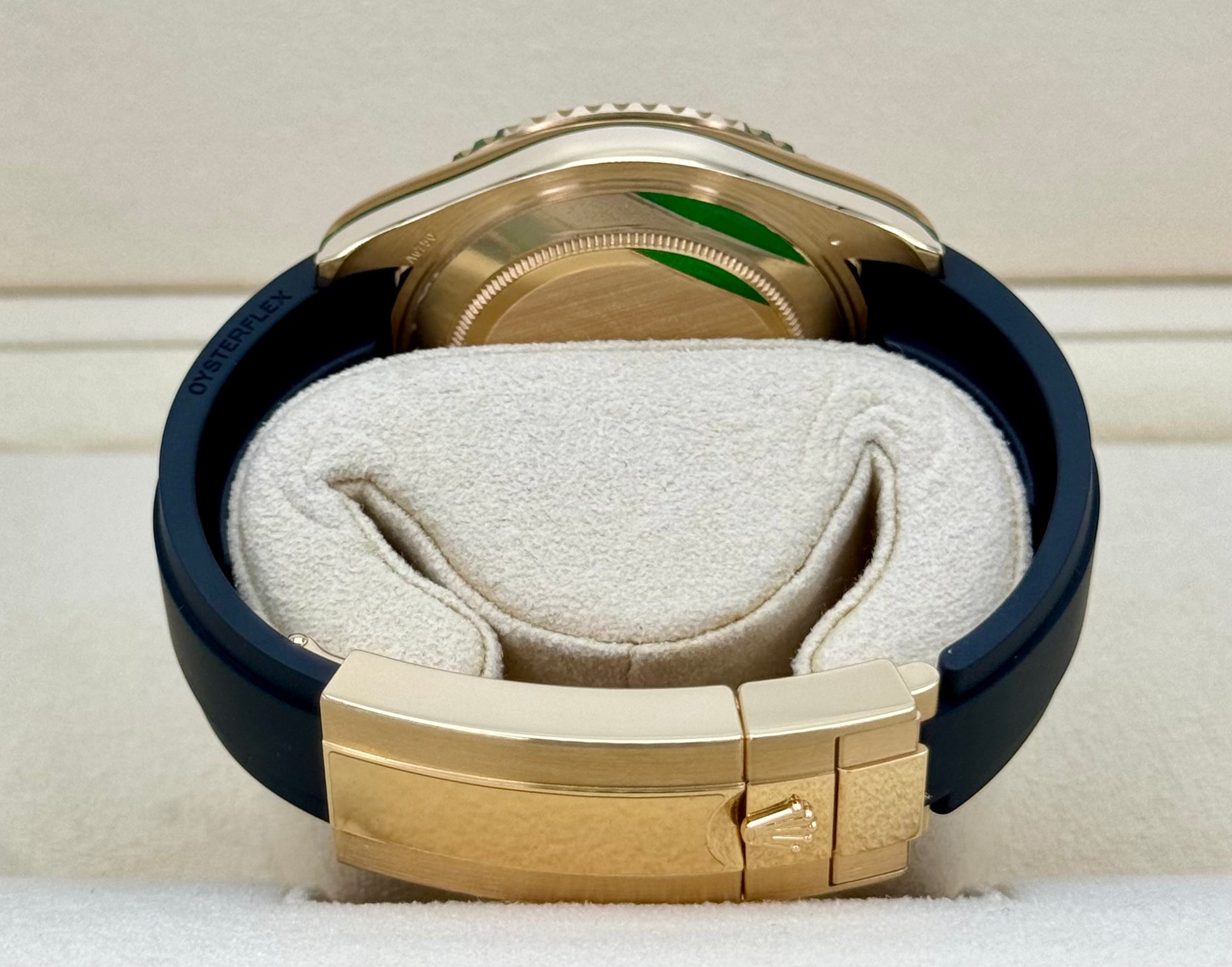 NEW 2024 Rolex Yacht-Master 42mm 226658 Gold Oysterflex Black Dial - MyWatchLLC