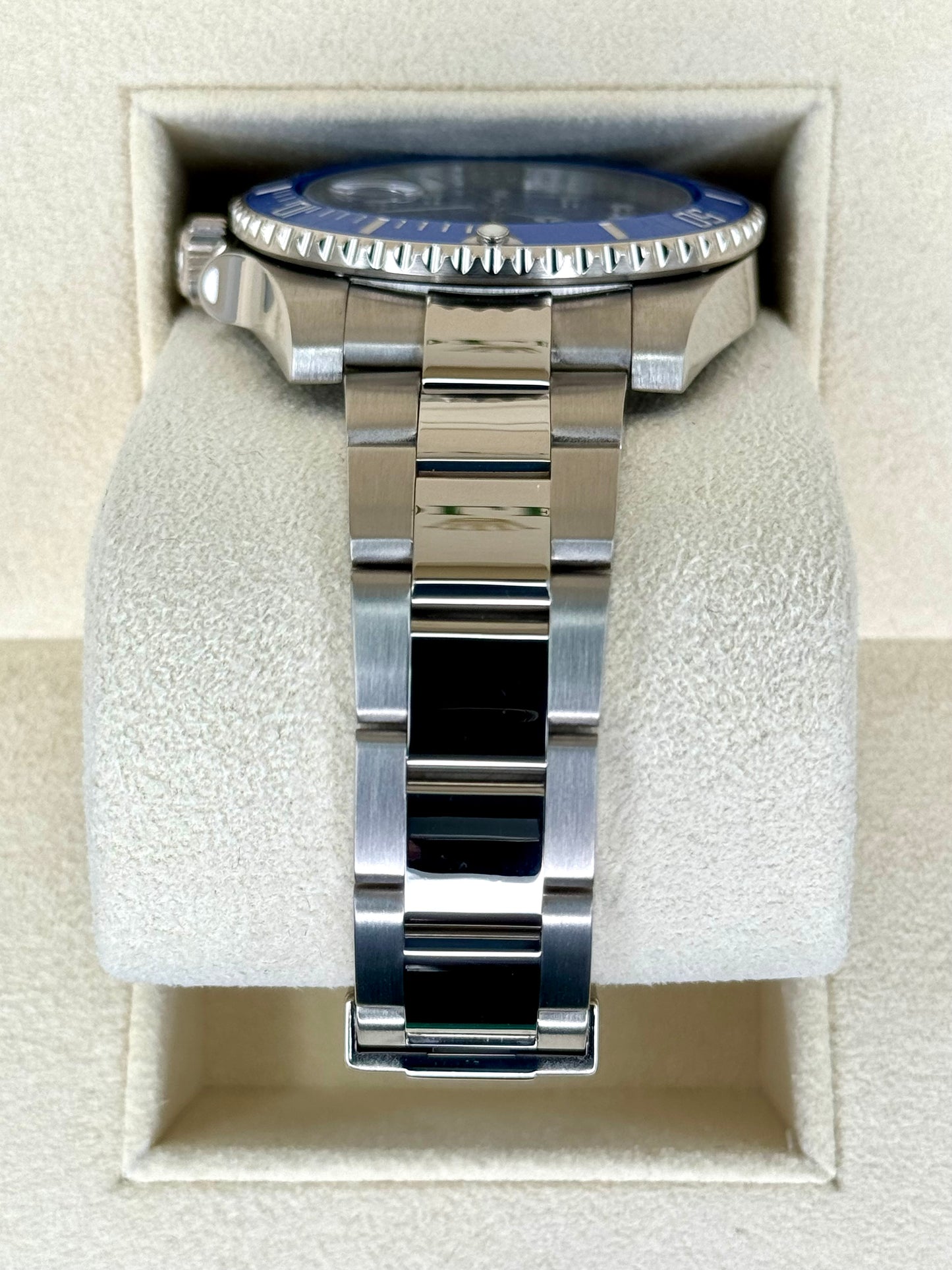 2018 Rolex Submariner "Smurf" 40mm 116619LB White Gold Blue Dial - MyWatchLLC