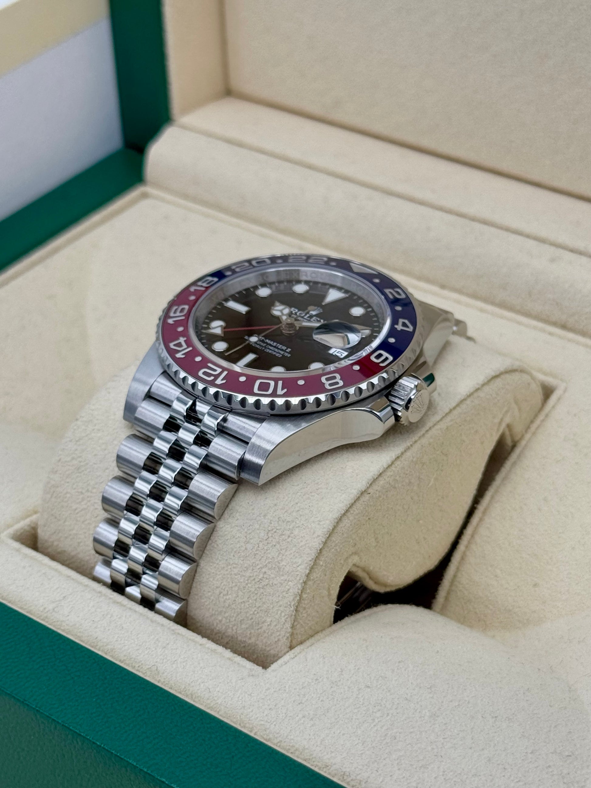 2020 Rolex GMT Master-II "Pepsi" 40mm 126710BLRO Jubilee - MyWatchLLC