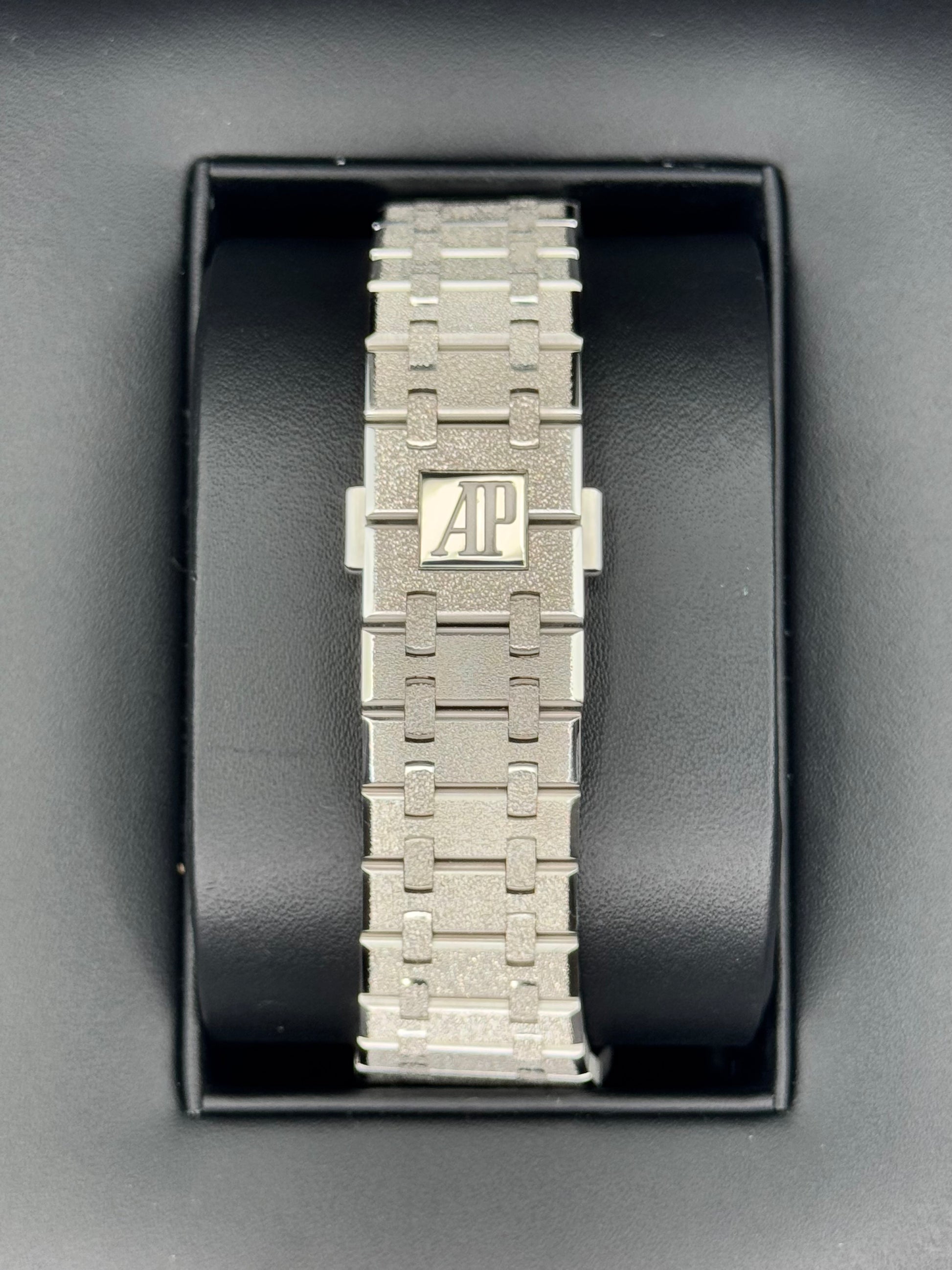 2023 Audemars Piguet 26240BC Frosted White Gold Blue Dial - MyWatchLLC