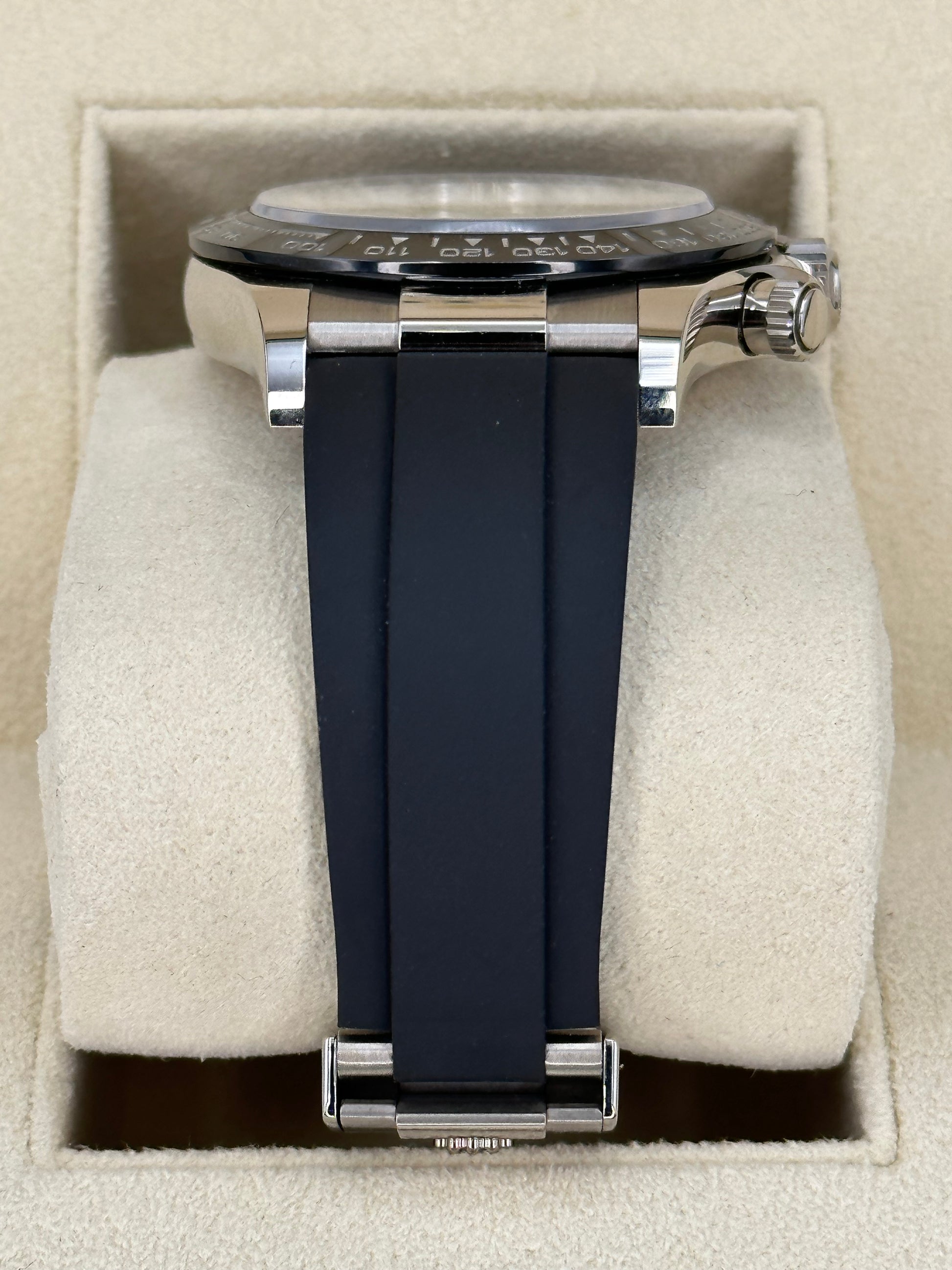 2023 Rolex Daytona 40mm 116519LN White Gold Silver Ghost Dial - MyWatchLLC