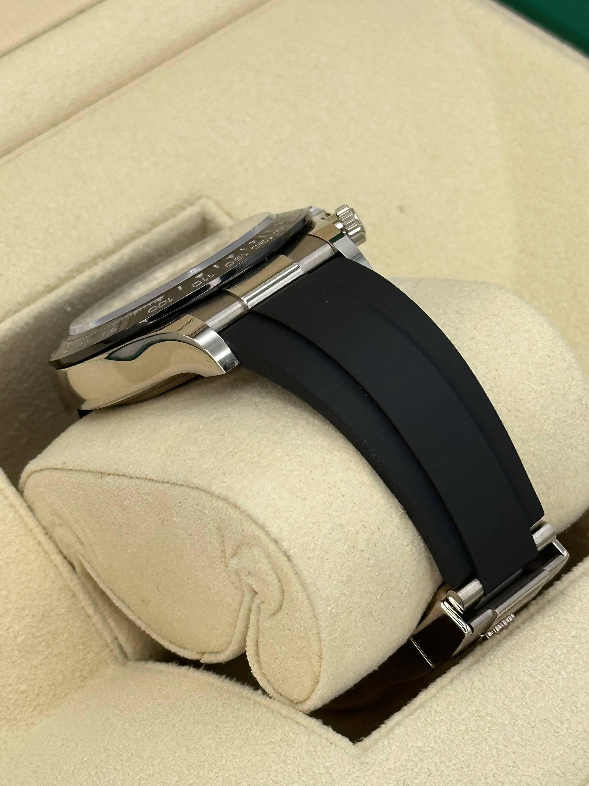 2023 Rolex Daytona 40mm 116519LN White Gold Silver Ghost Dial - MyWatchLLC