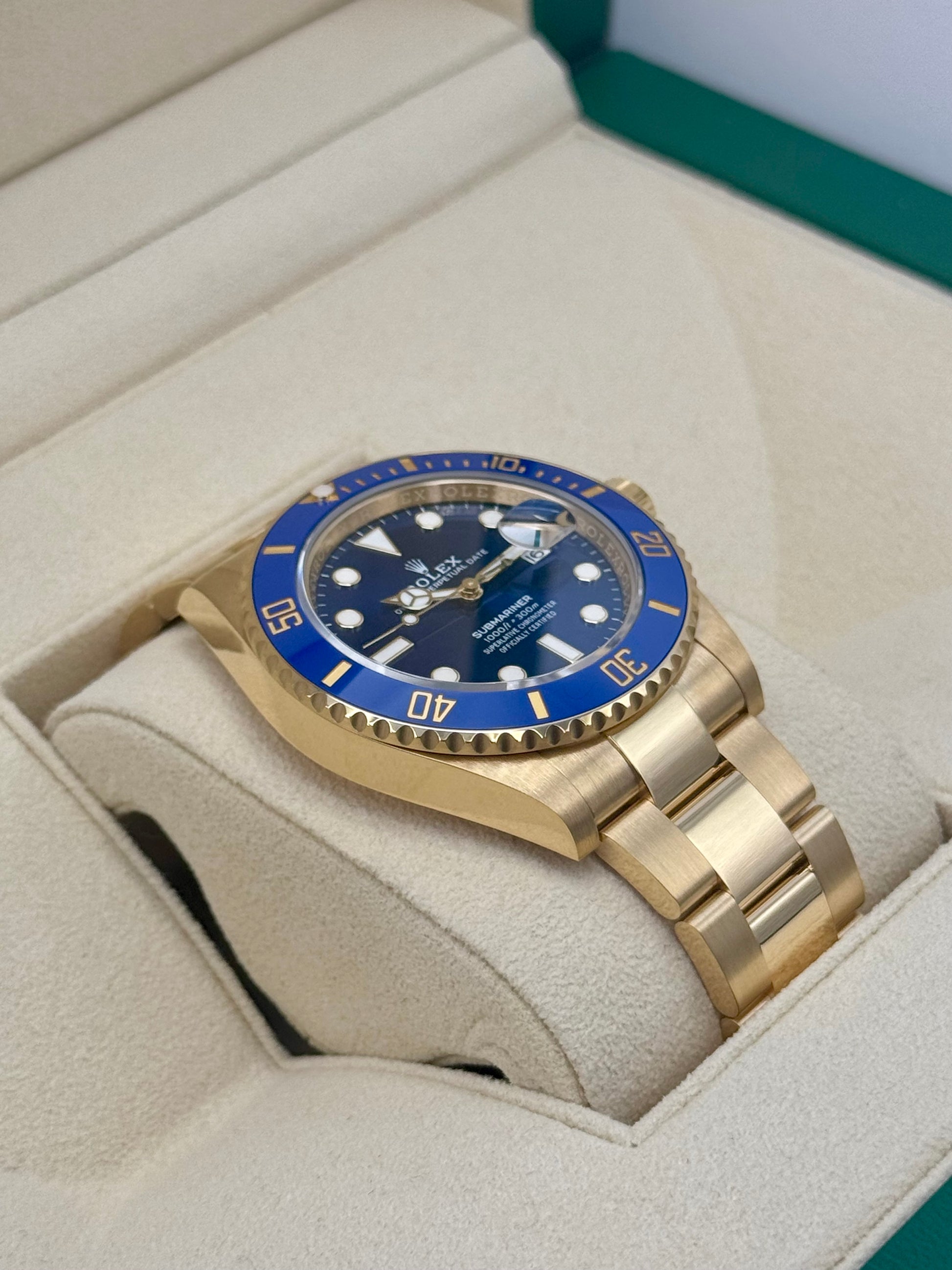 2024 Rolex Submariner "Bluesy" 41mm 126618LB Yellow Gold Blue Dial - MyWatchLLC