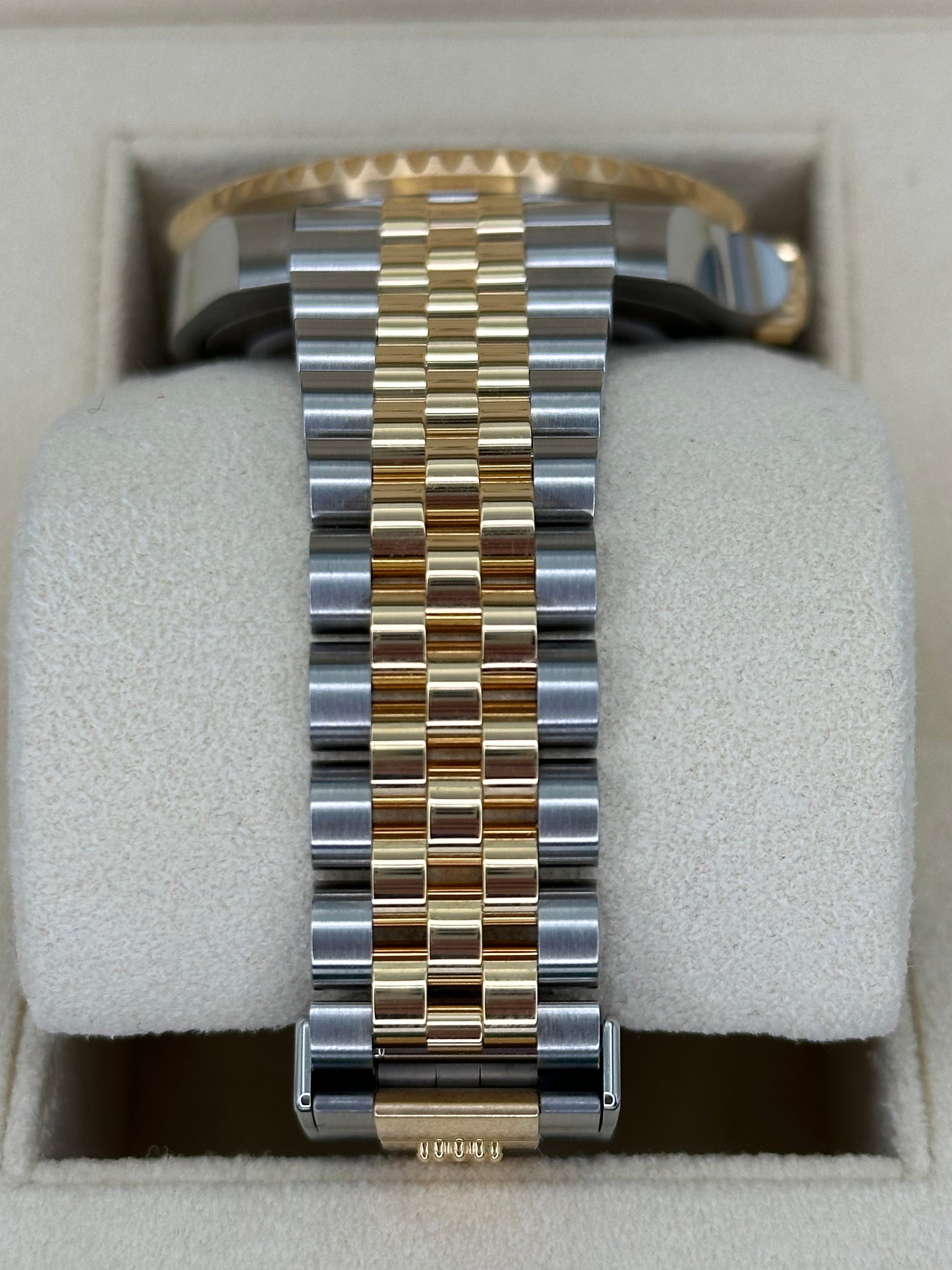 2023 Rolex GMT-Master II 40mm 126713GRNR Two-Tone Jubilee Black Dial - MyWatchLLC