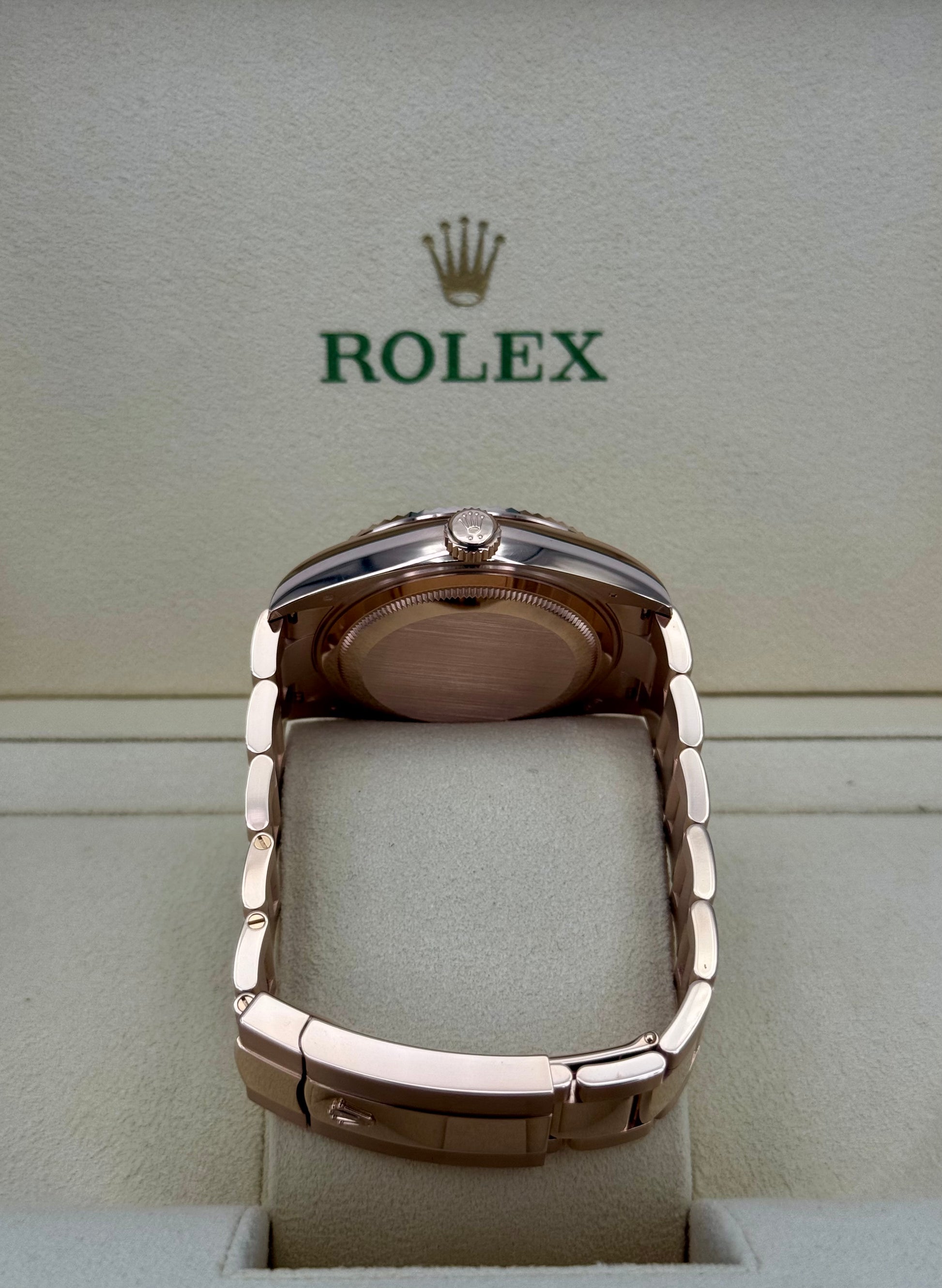 NEW 2024 Rolex Sky-Dweller 42mm 336935 Rose Gold Blue Dial - MyWatchLLC