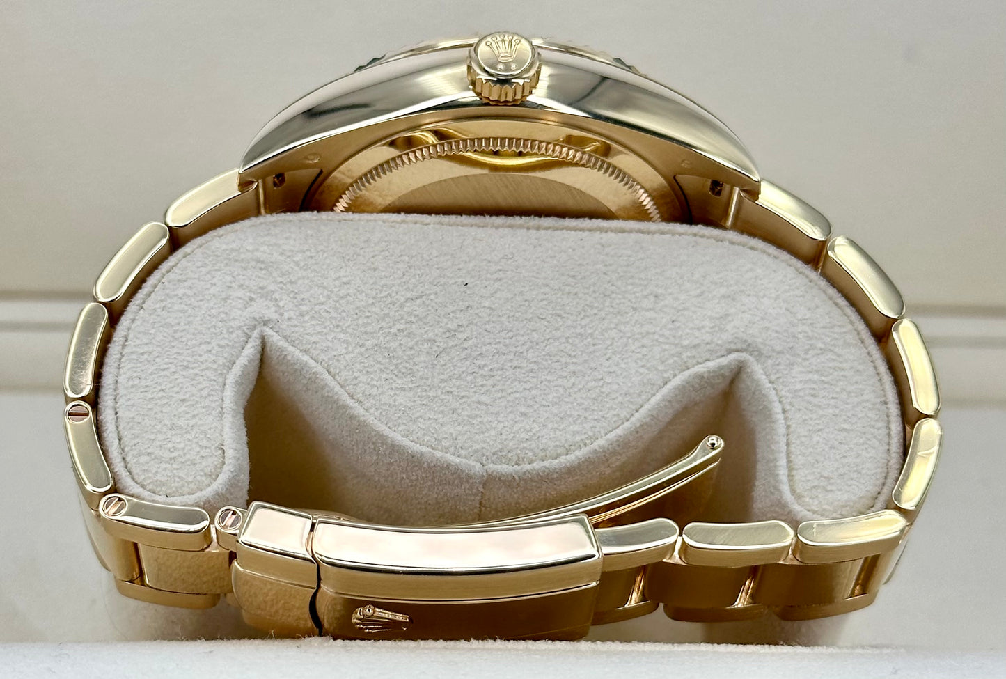 2017 Rolex Sky-Dweller 42mm 326938 Yellow Gold Champagne Dial - MyWatchLLC