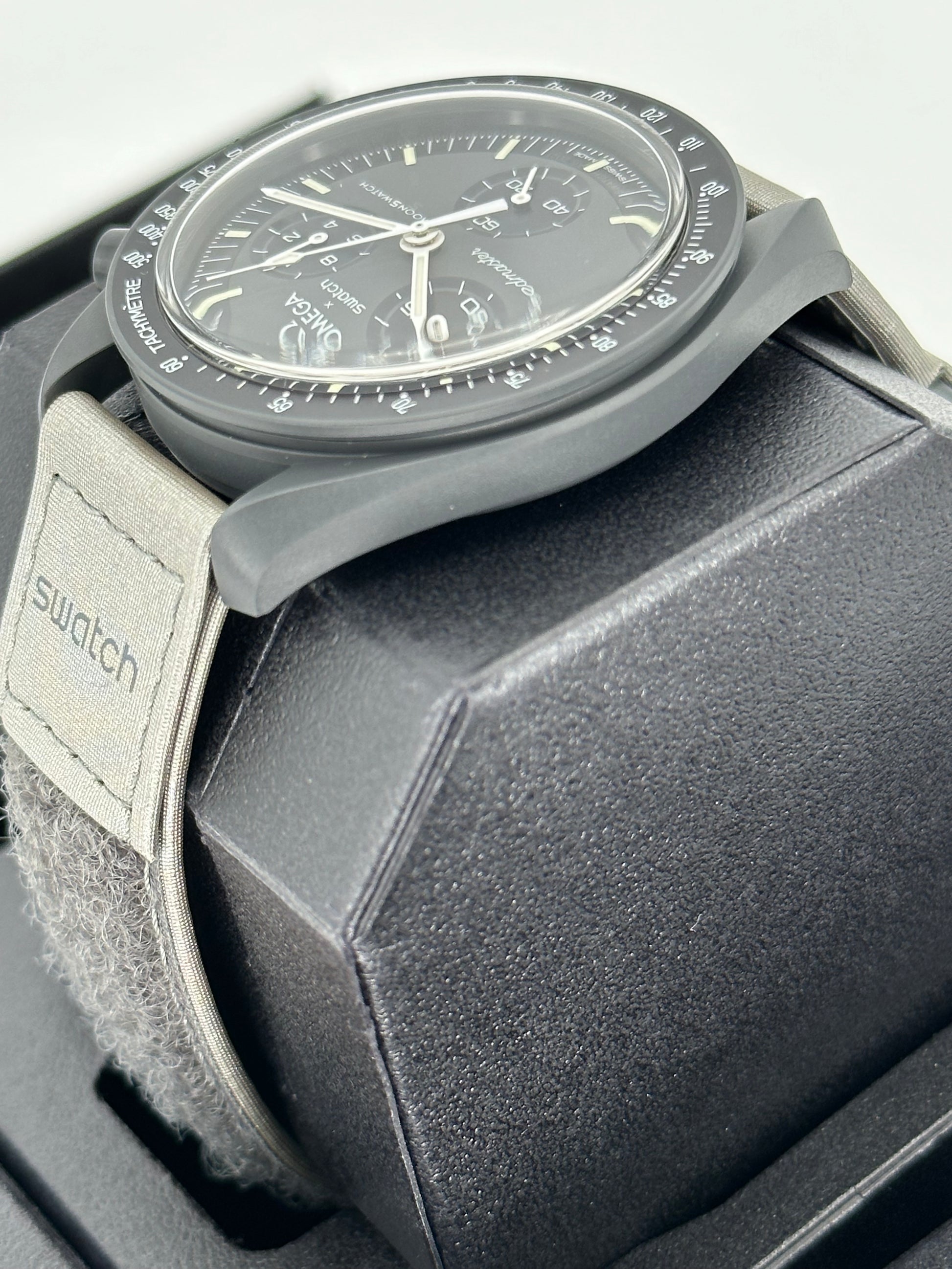 NEW Omega S033A100 Bioceramic Moon Swatch - Mission to Mercury - MyWatchLLC