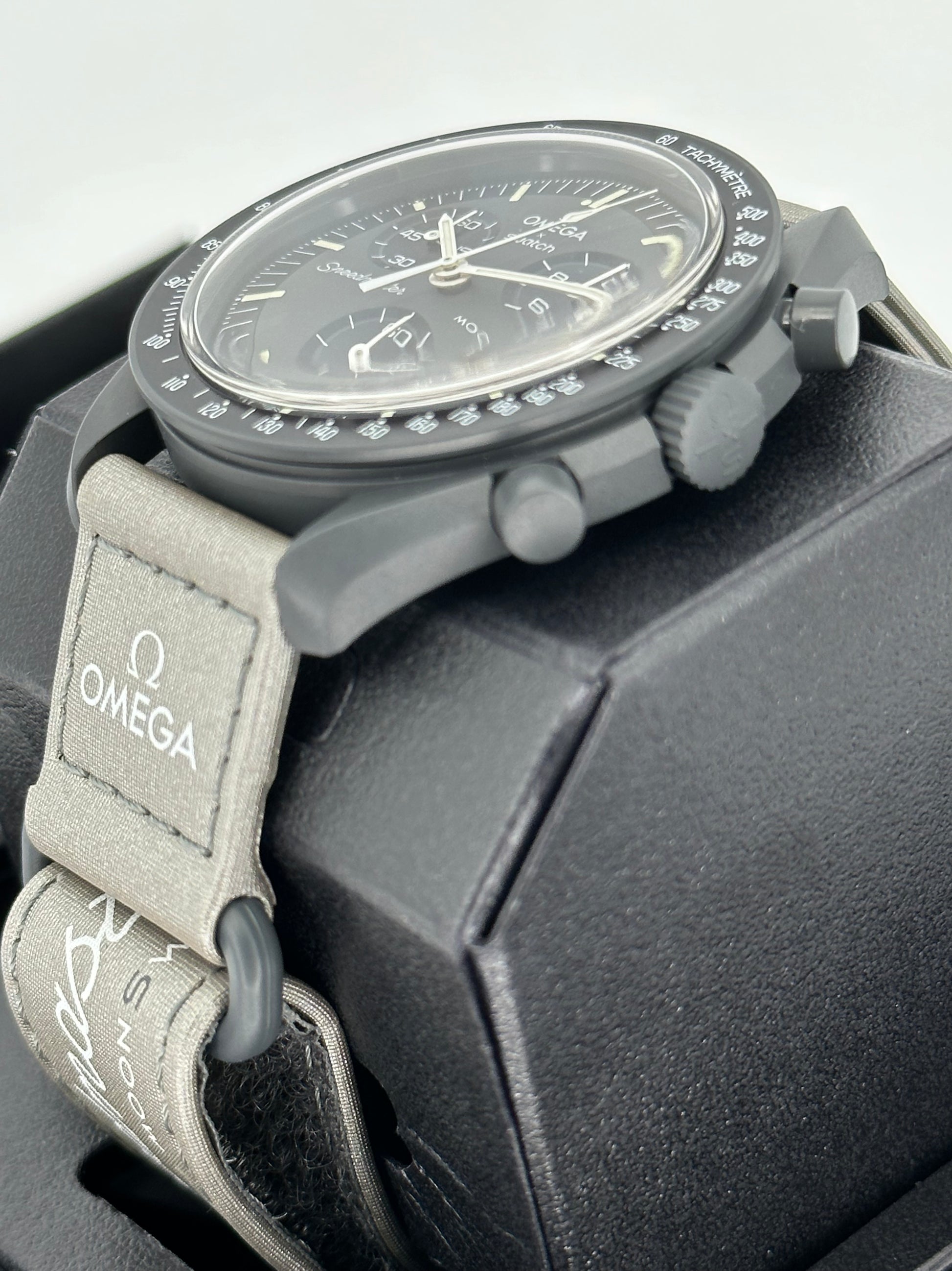 NEW Omega S033A100 Bioceramic Moon Swatch - Mission to Mercury - MyWatchLLC