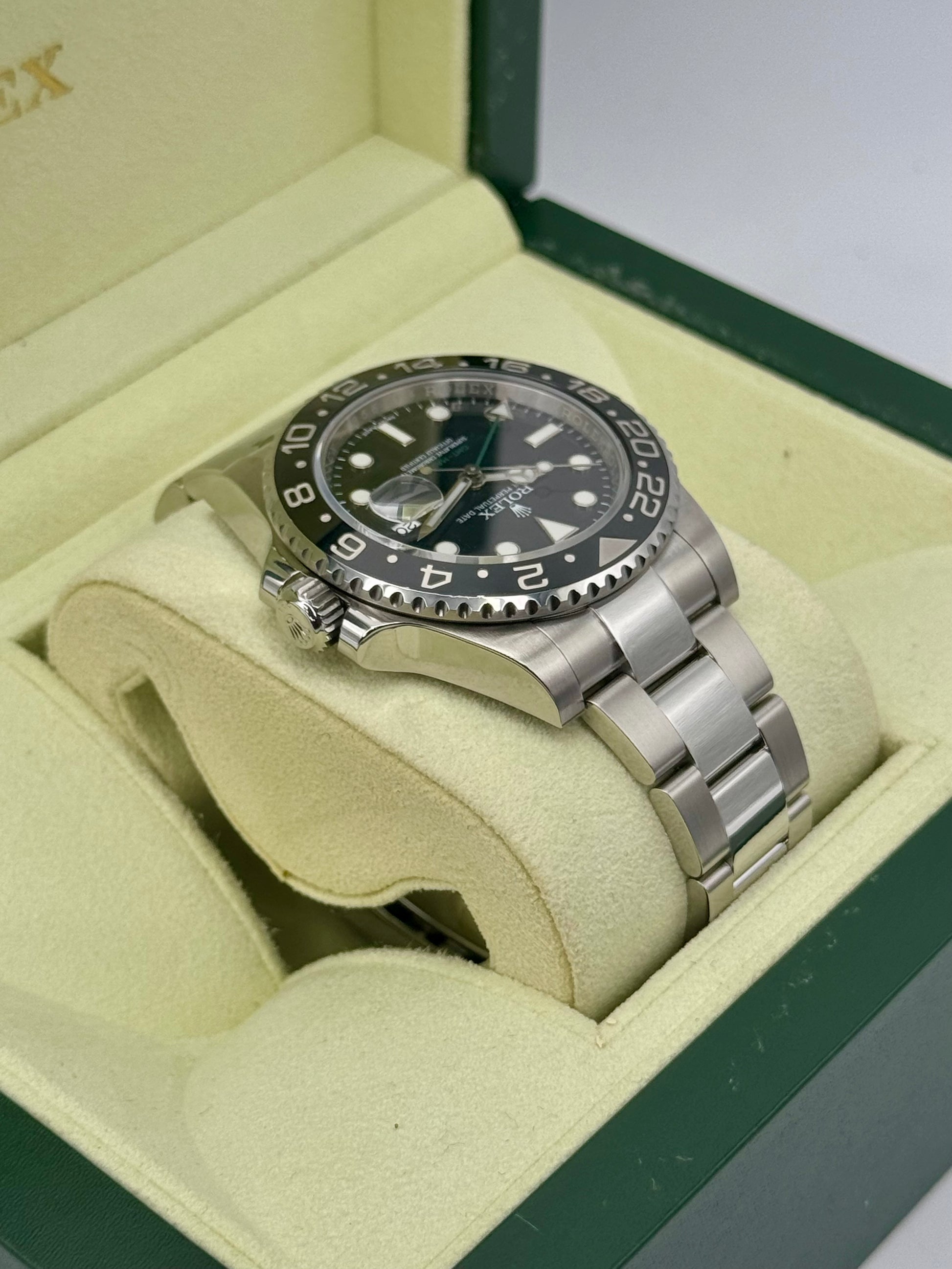 Rolex GMT-Master II 40mm 116710LN Stainless Steel Black Dial - MyWatchLLC