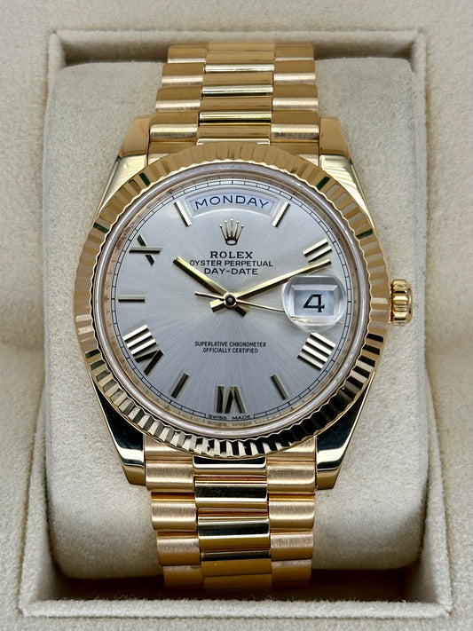 2017 Rolex Day-Date 40mm 228238 Gold Presidential Sundust Dial - MyWatchLLC