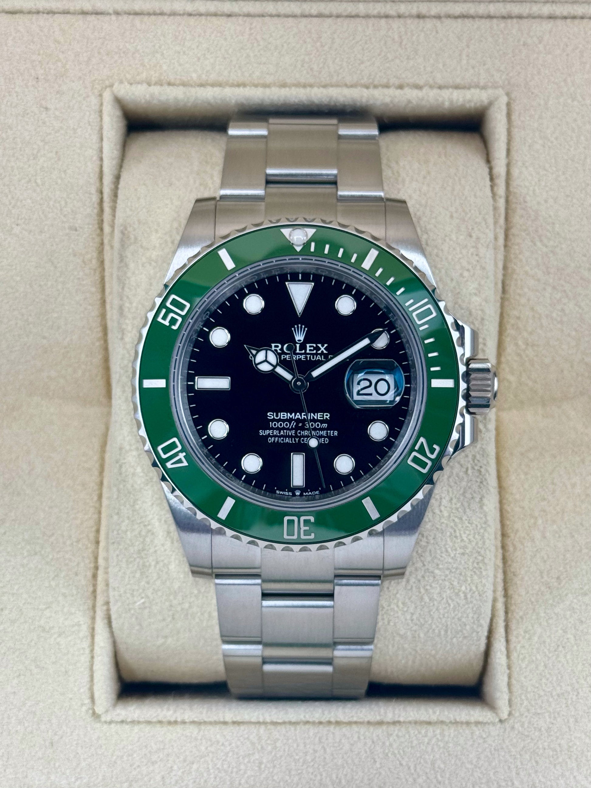 NEW 2024 Rolex Submariner "Starbucks" 41mm 126610LV Black Dial - MyWatchLLC