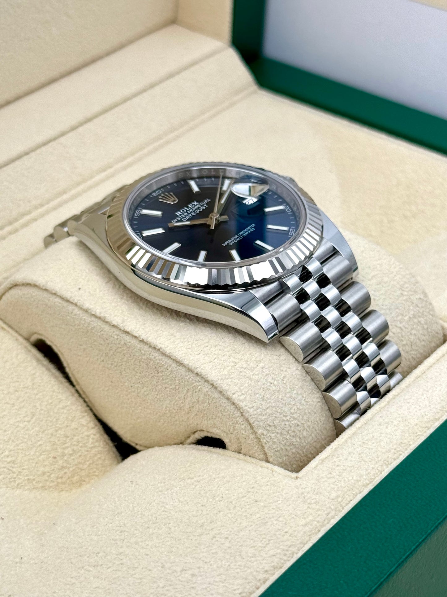 NEW 2025 Rolex Datejust 41mm 126334 Stainless Steel Jubilee Blue Dial - MyWatchLLC