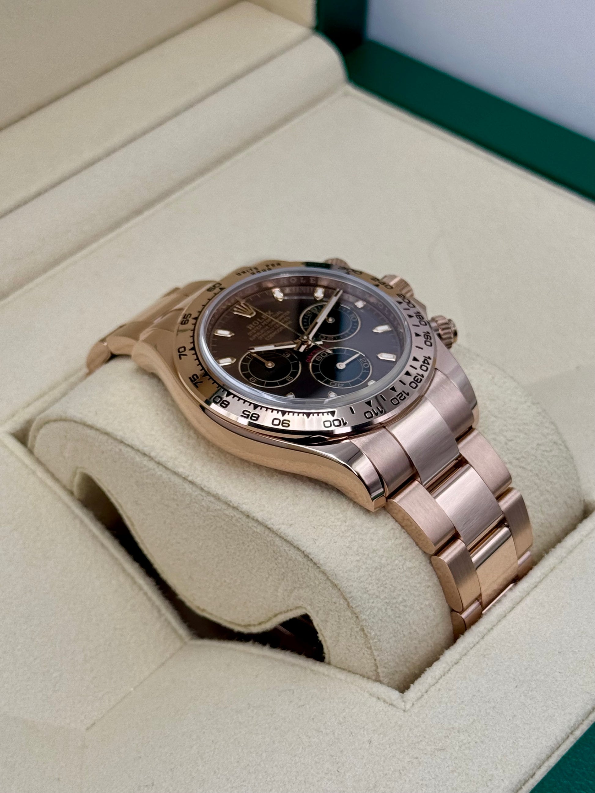 2021 Rolex Daytona 40mm 116505 Rose Gold Chocolate Dial - MyWatchLLC