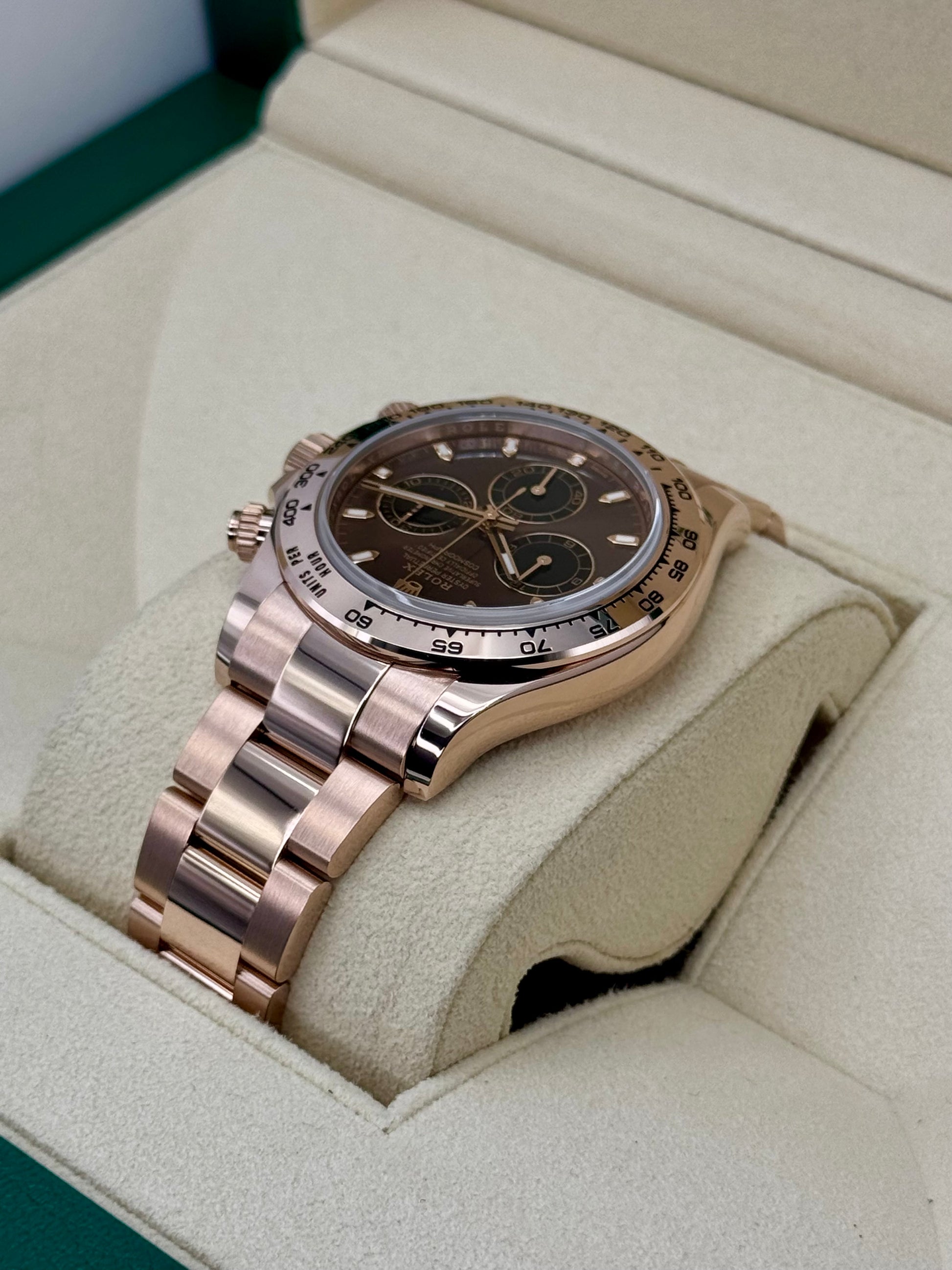 2021 Rolex Daytona 40mm 116505 Rose Gold Chocolate Dial - MyWatchLLC