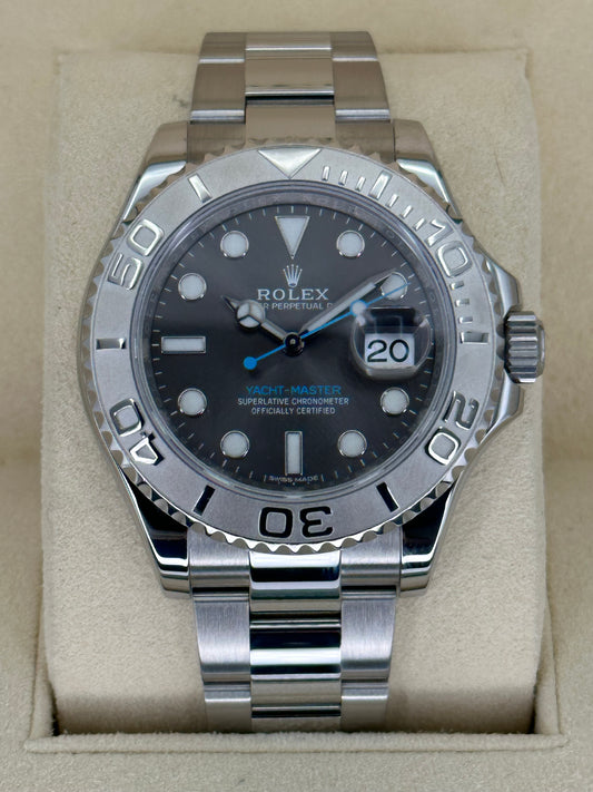 2019 Rolex Yacht-Master 40mm 116622 Stainless Steel Rhodium Dial - MyWatchLLC