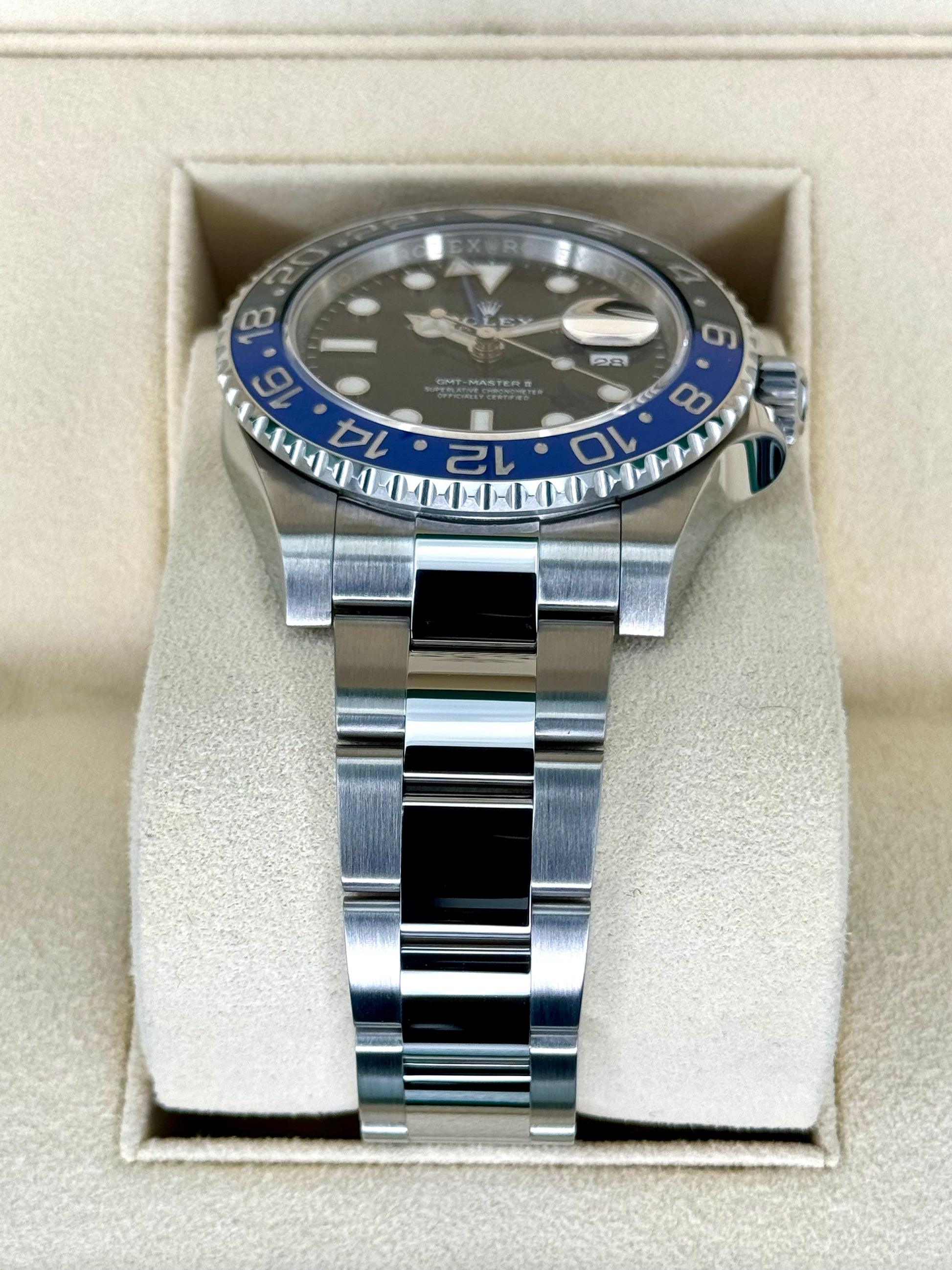 2021 Rolex GMT-Master II "Batman" 40mm 126710BLNR Oyster Black Dial - MyWatchLLC