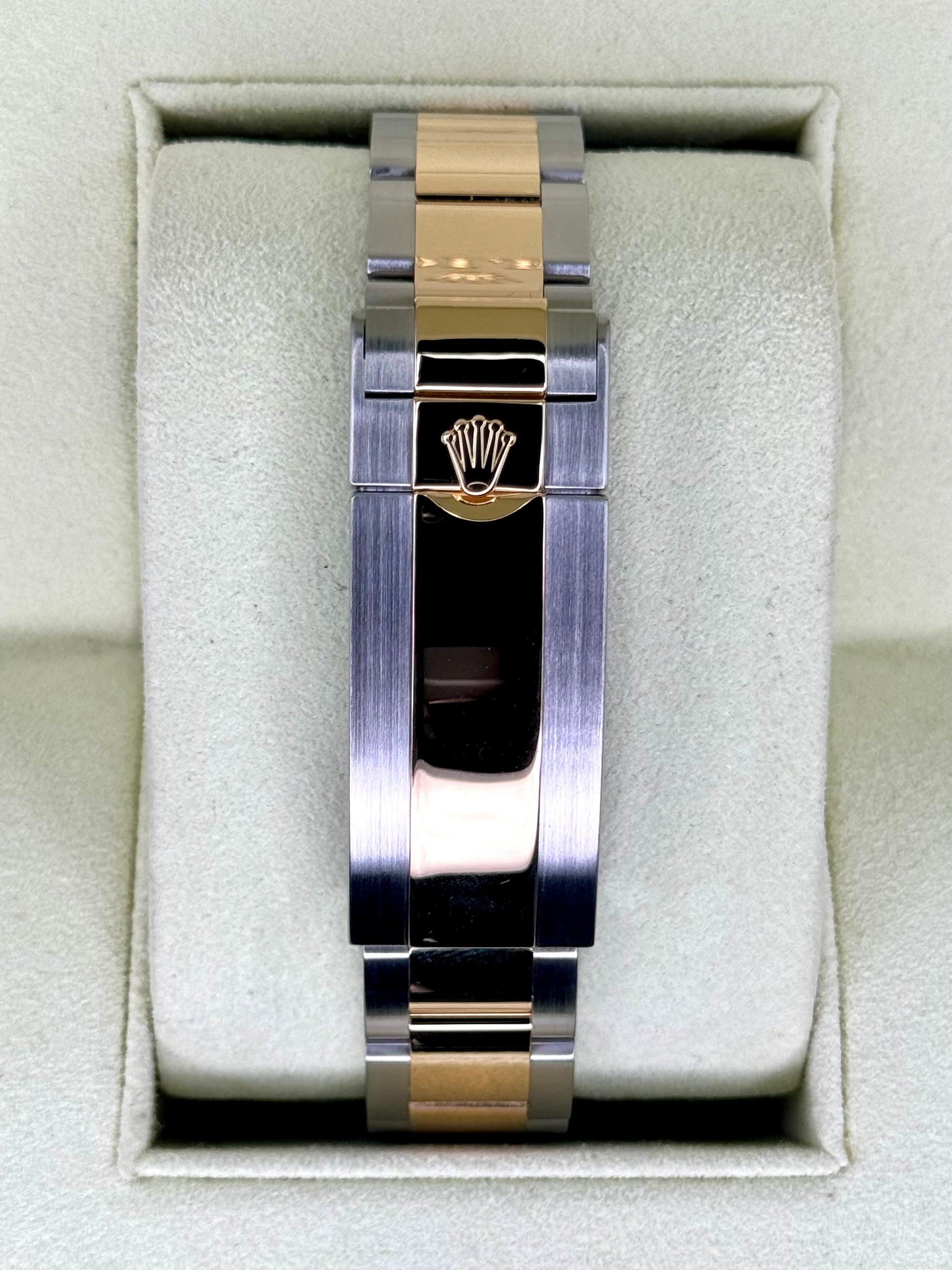 2010 Rolex Submariner "Bluesy" 40mm 116613LB Two-Tone Flat Blue Dial - MyWatchLLC