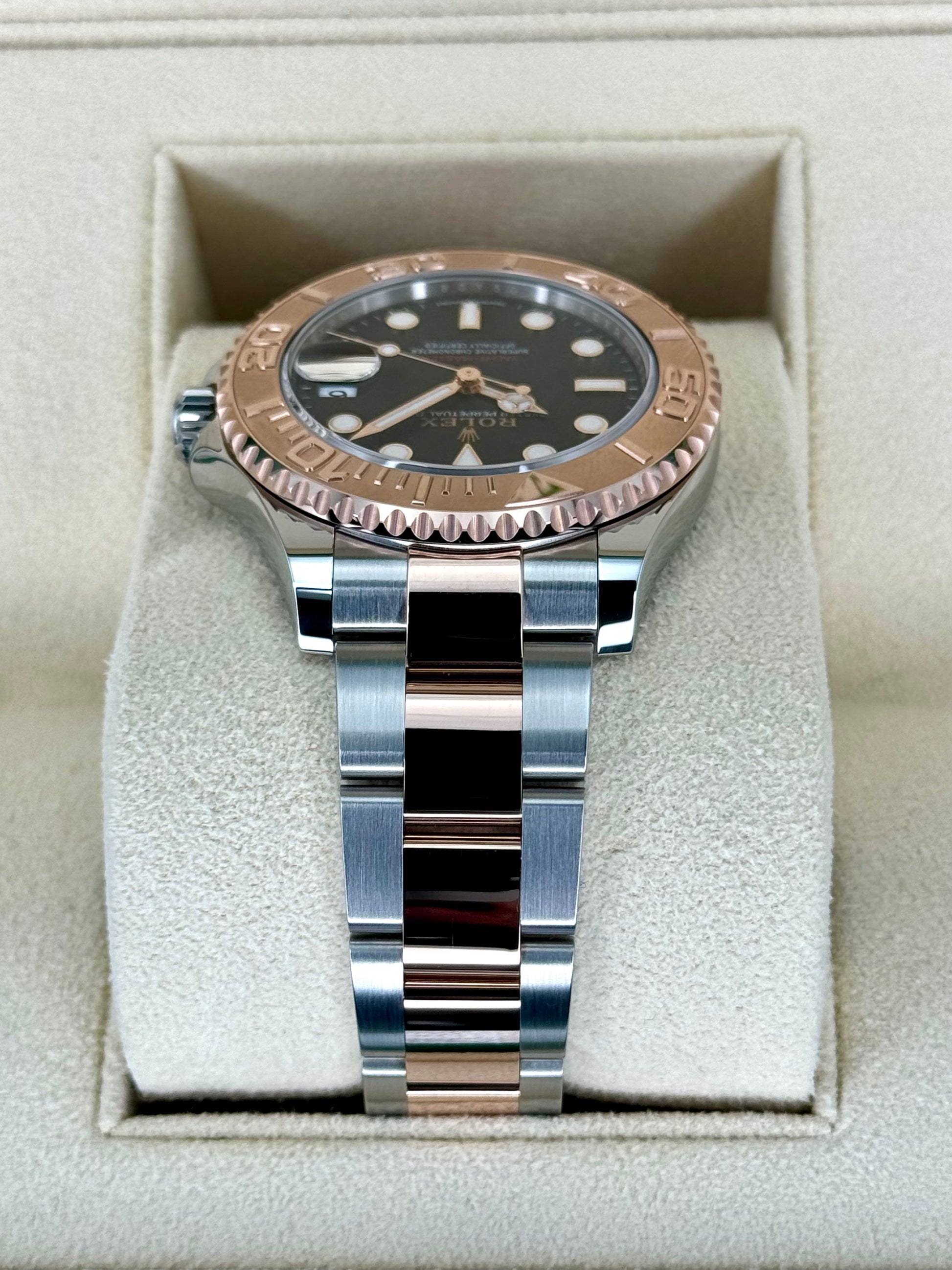 NEW 2023 Rolex Yacht-Master 37mm 268621 Black Dial - MyWatchLLC