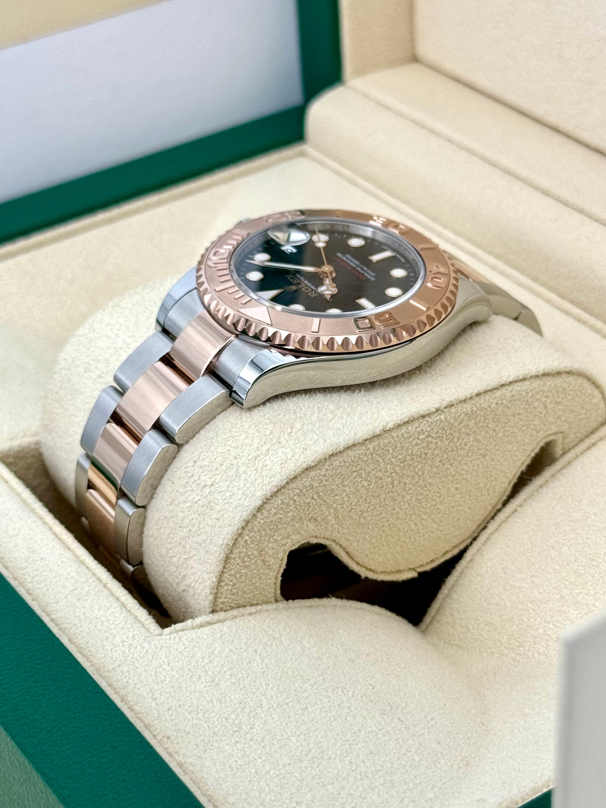 NEW 2023 Rolex Yacht-Master 37mm 268621 Black Dial - MyWatchLLC