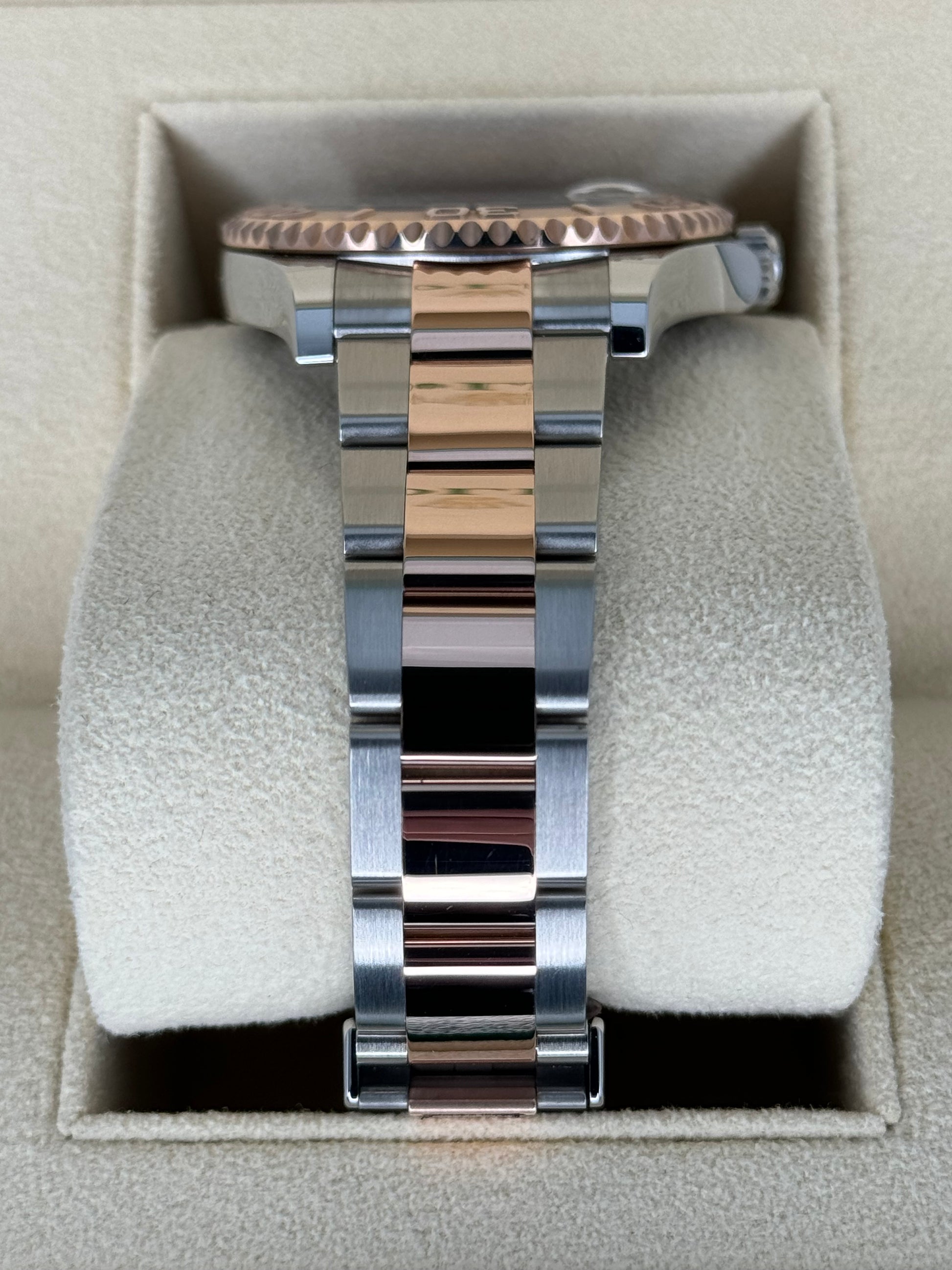 2023 Rolex Yacht-Master 36mm 268621 Two-Tone Oyster Black Dial - MyWatchLLC