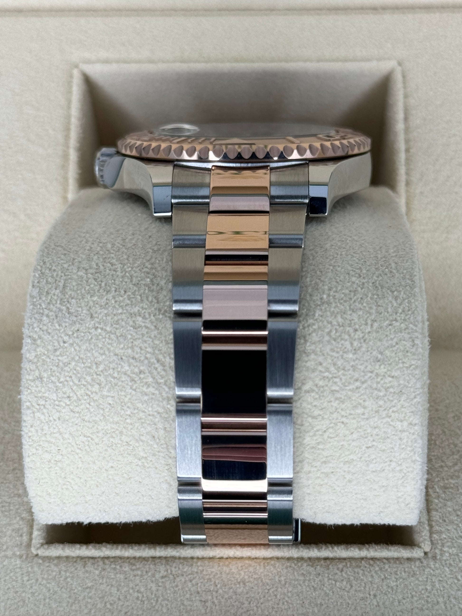 2023 Rolex Yacht-Master 36mm 268621 Two-Tone Oyster Black Dial - MyWatchLLC