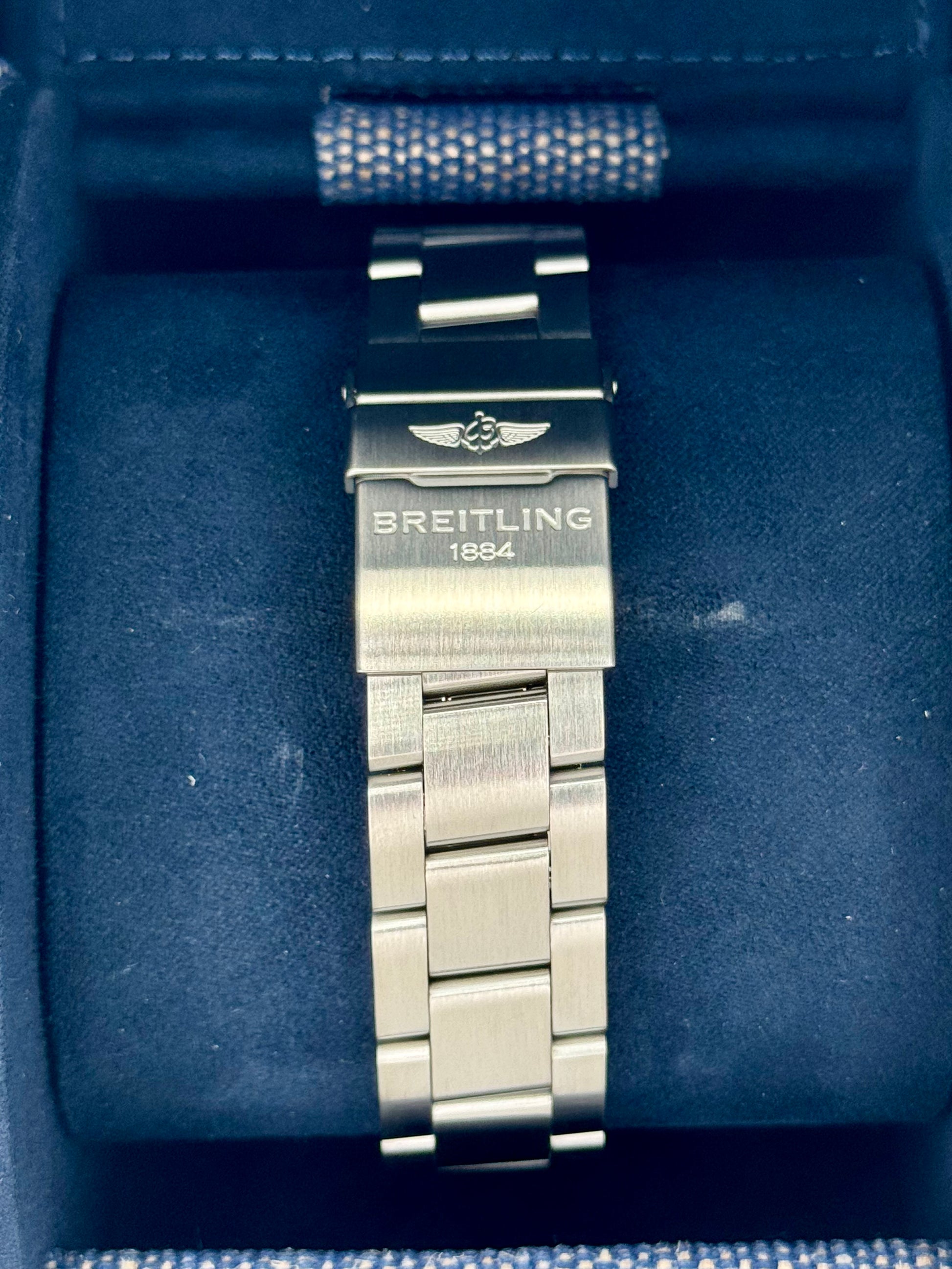 2024 Breitling Superocean 42mm A17366 Stainless Steel Blue Dial - MyWatchLLC