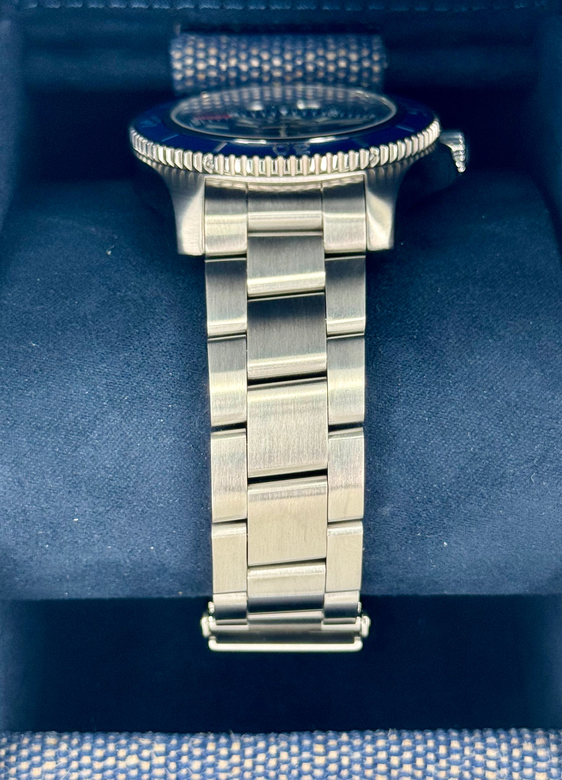 2024 Breitling Superocean 42mm A17366 Stainless Steel Blue Dial - MyWatchLLC