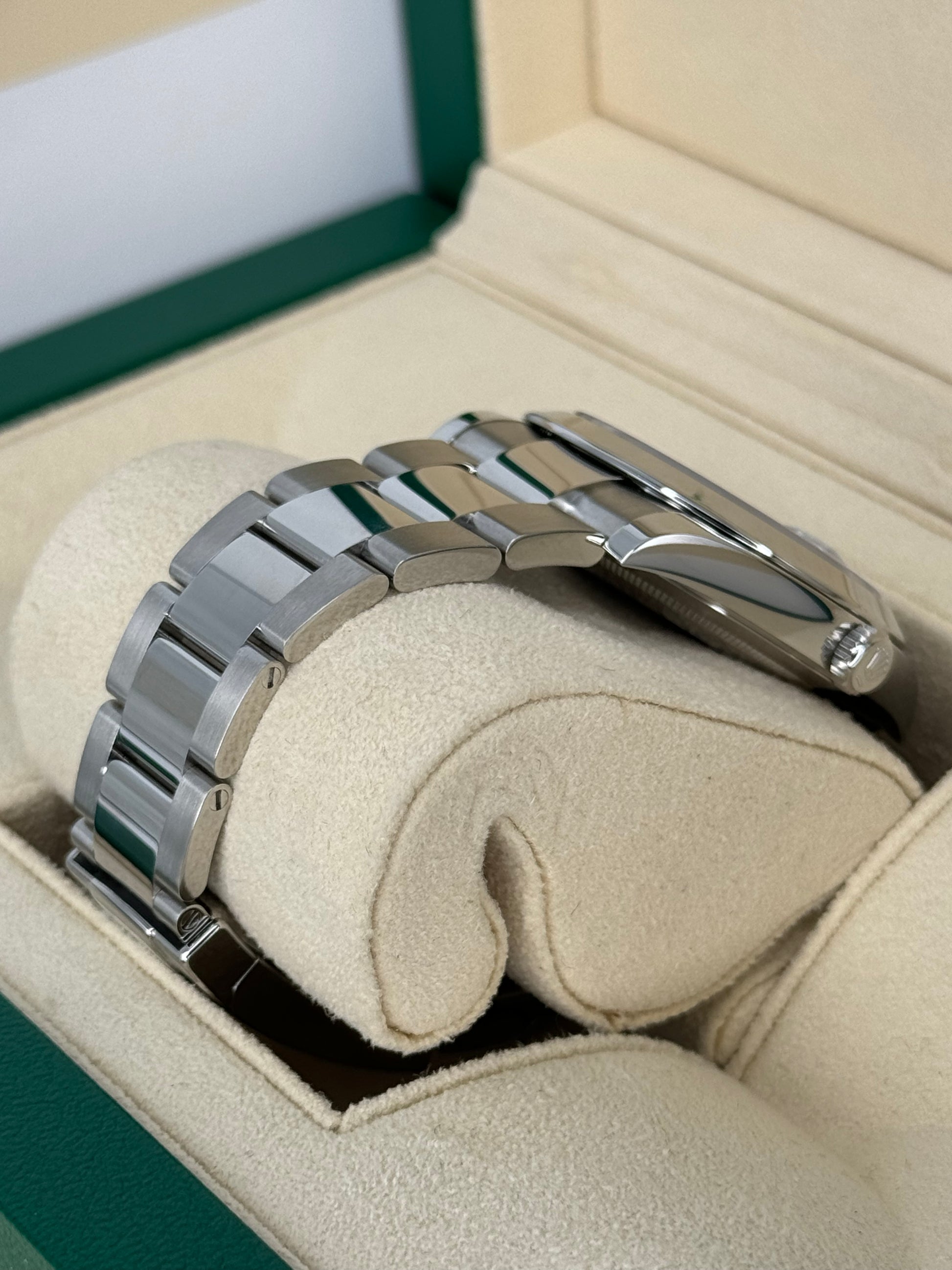 2021 Rolex Datejust 41mm 126300 Oyster Blue Roman Numeral Dial - MyWatchLLC