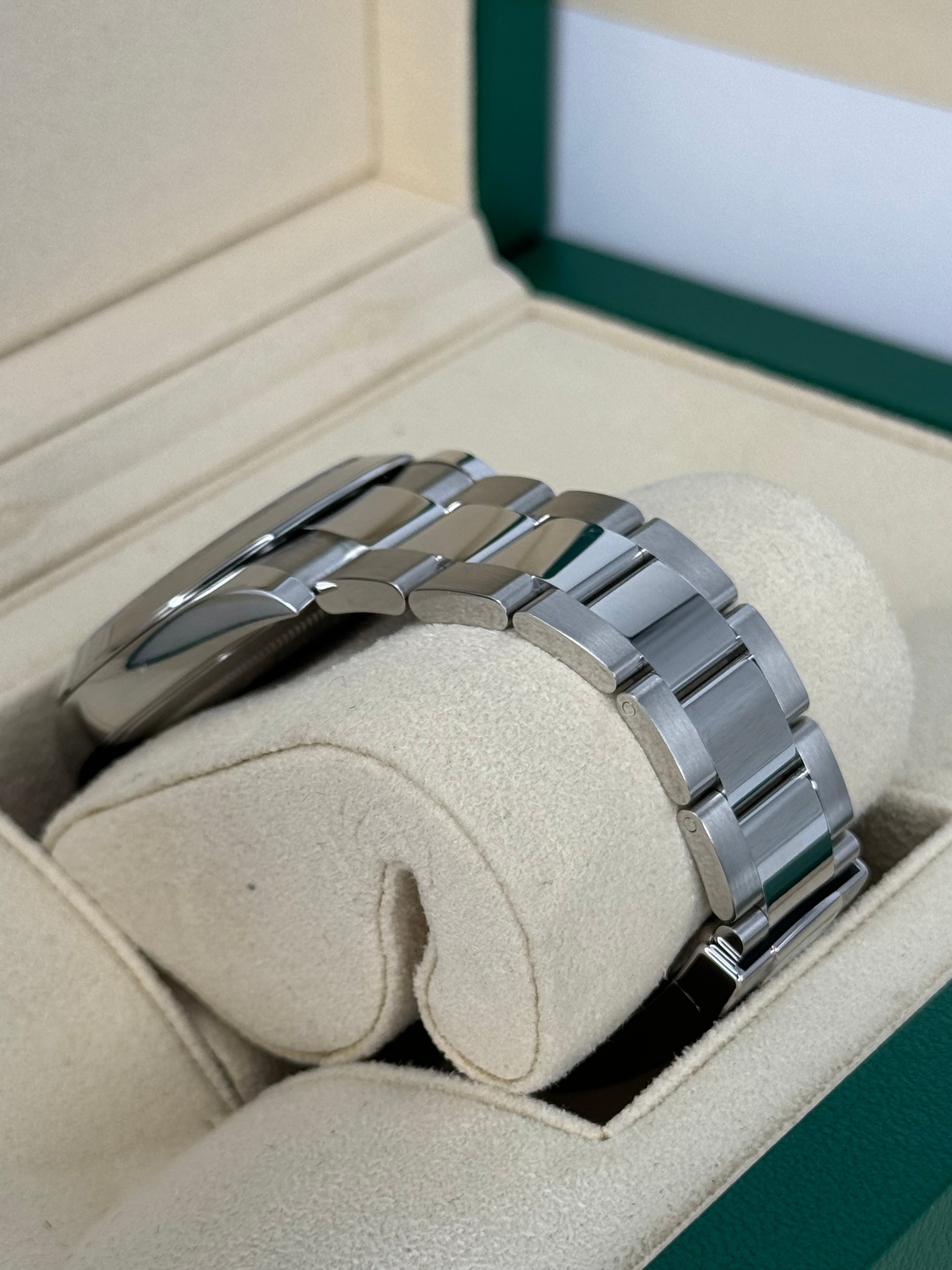 2021 Rolex Datejust 41mm 126300 Oyster Blue Roman Numeral Dial - MyWatchLLC