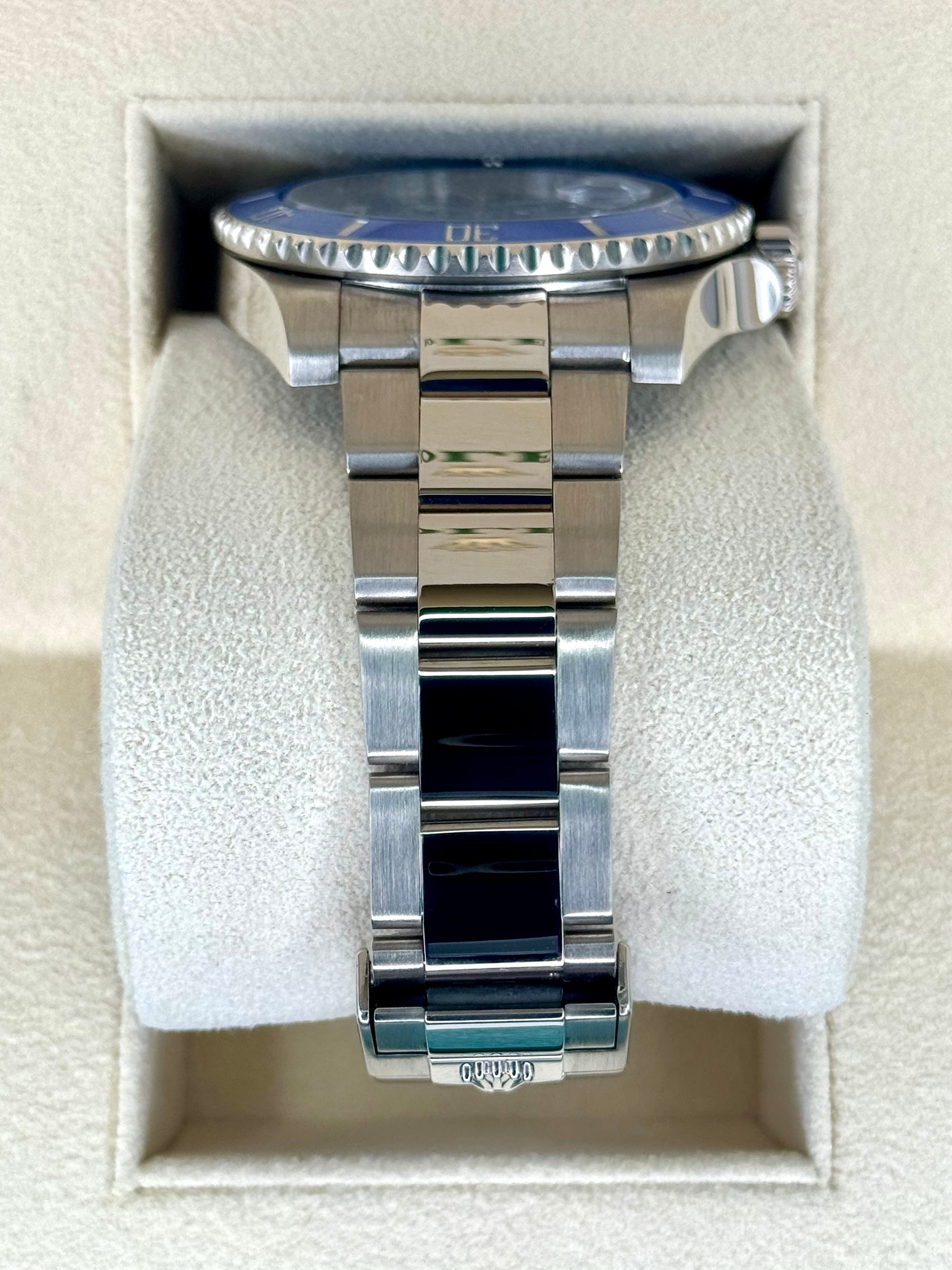 2018 Rolex Submariner "Smurf" 40mm 116619LB White Gold Blue Dial - MyWatchLLC