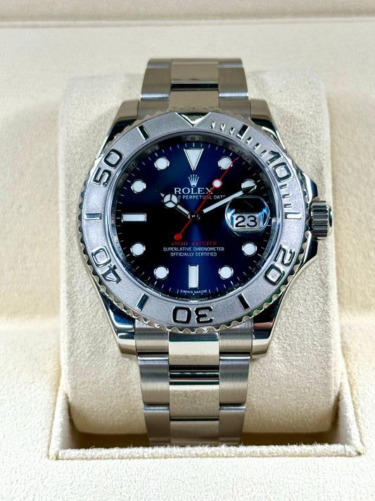 NEW 2023 Rolex Yacht-Master 40mm 126622 Stainless Steel Blue Dial - MyWatchLLC