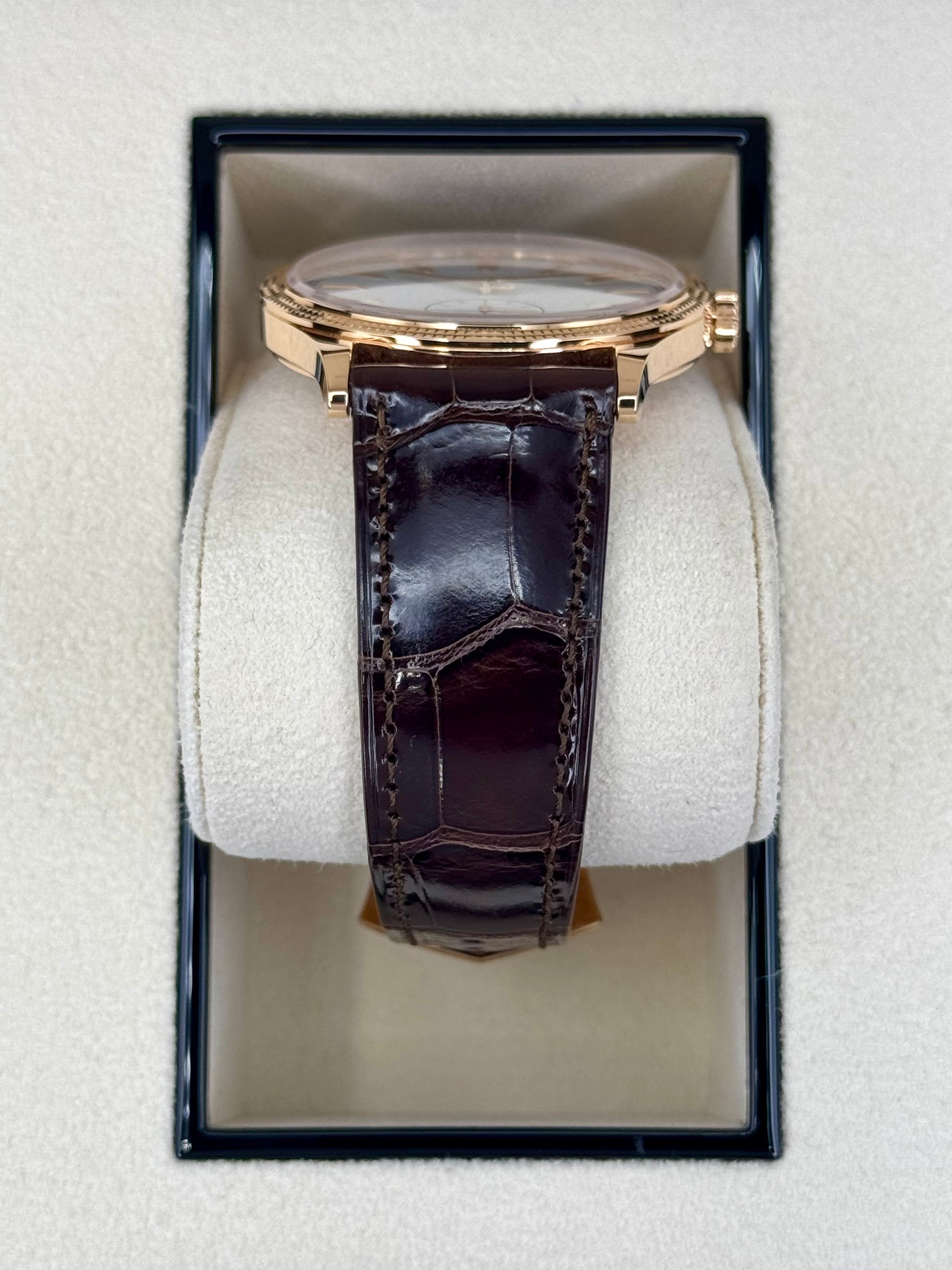 Patek Philippe Calatrava 40mm 6119R Rose Gold White Dial - MyWatchLLC