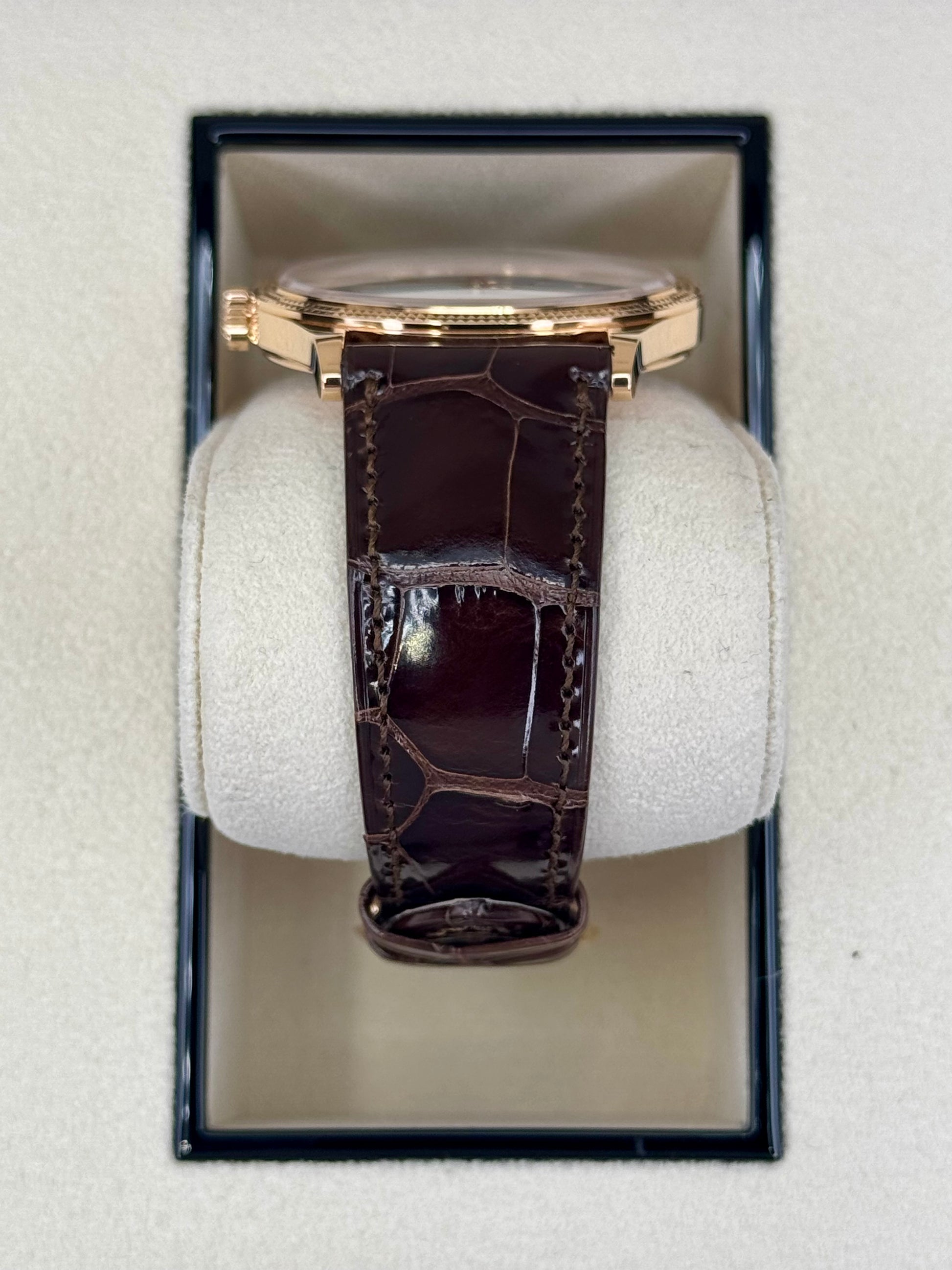 Patek Philippe Calatrava 40mm 6119R Rose Gold White Dial - MyWatchLLC