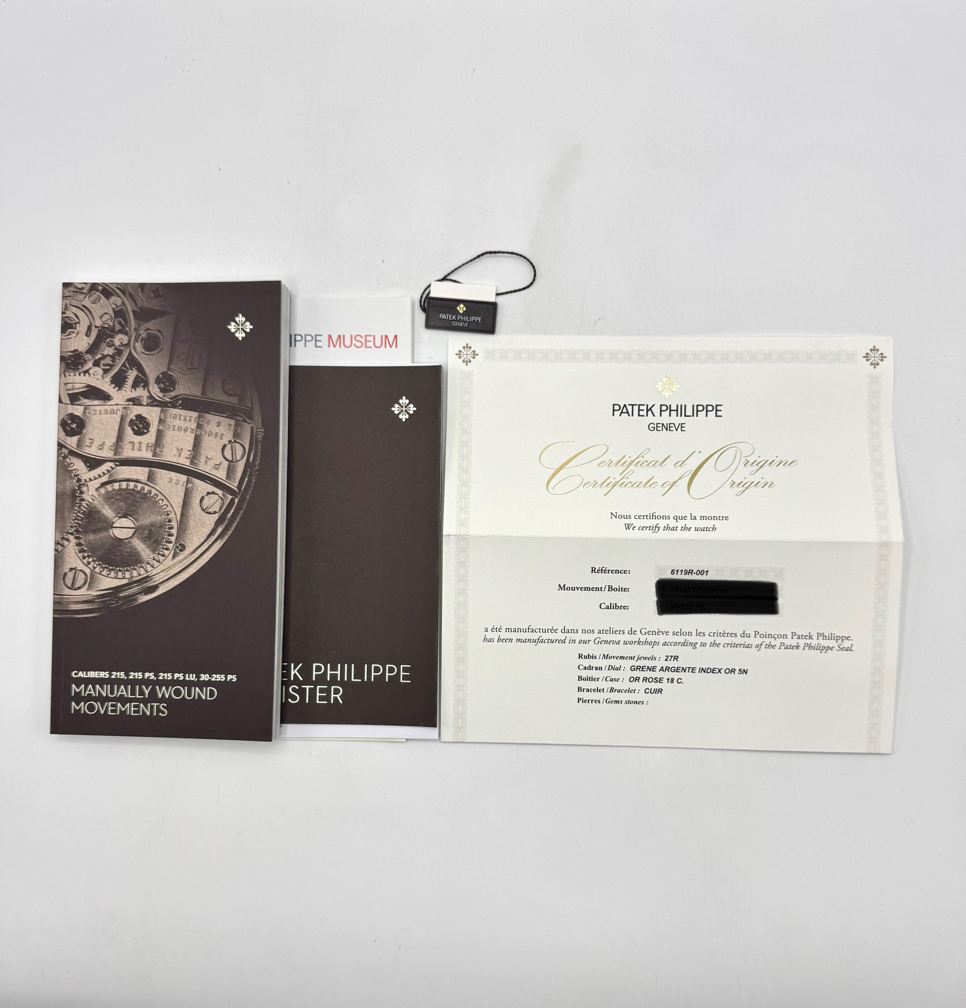 Patek Philippe Calatrava 40mm 6119R Rose Gold White Dial - MyWatchLLC