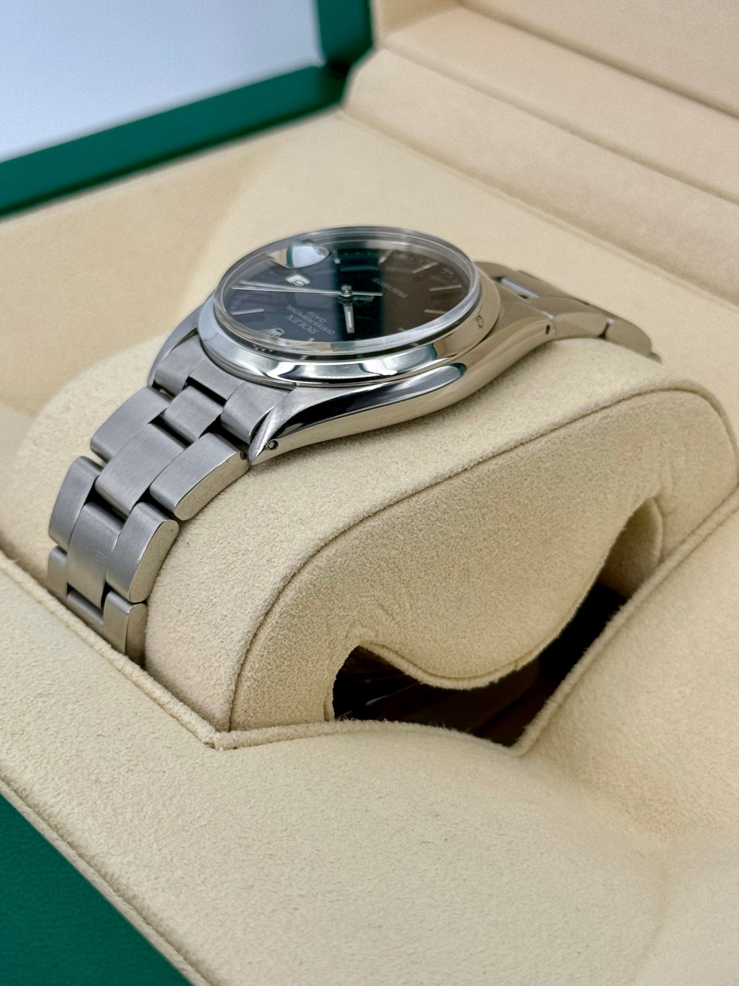 Rolex Oyster Date 34mm 6694 Black Dial - MyWatchLLC