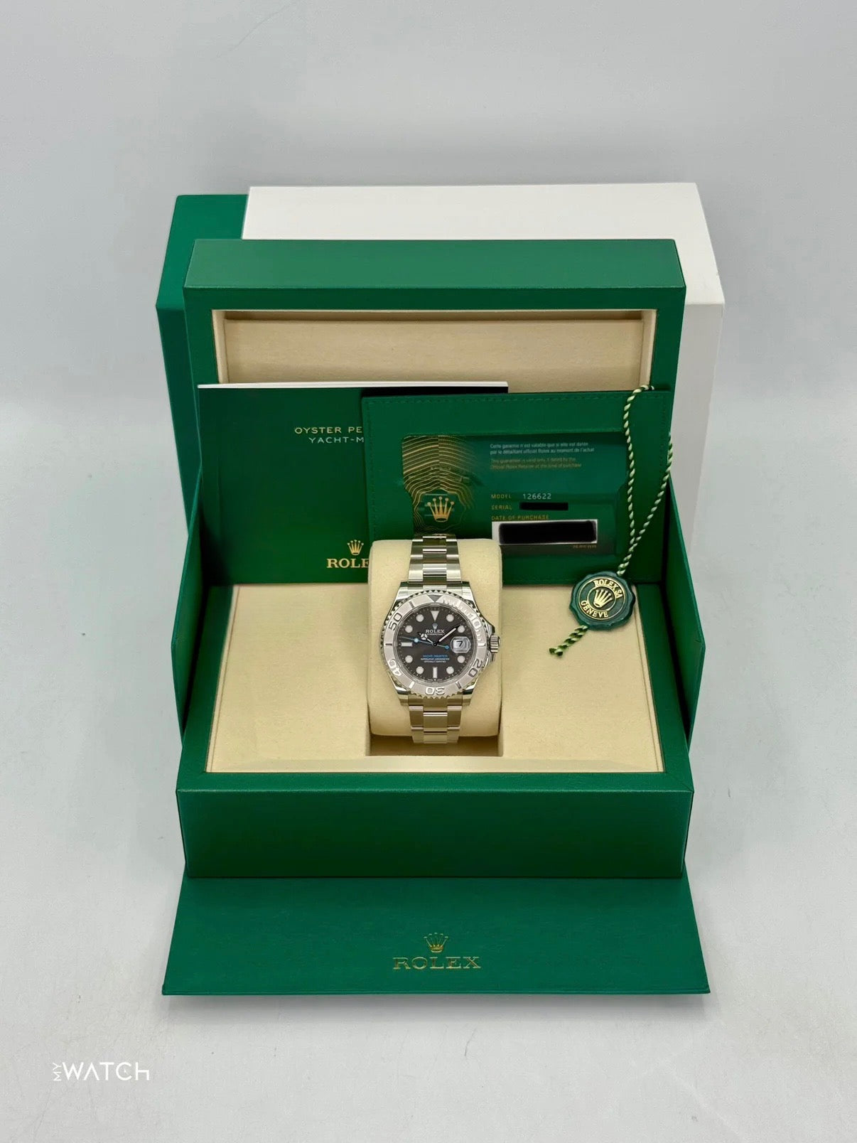 NEW 2025 Rolex Yacht-Master 40mm 126622 Stainless Steel Rhodium Dial - MyWatchLLC