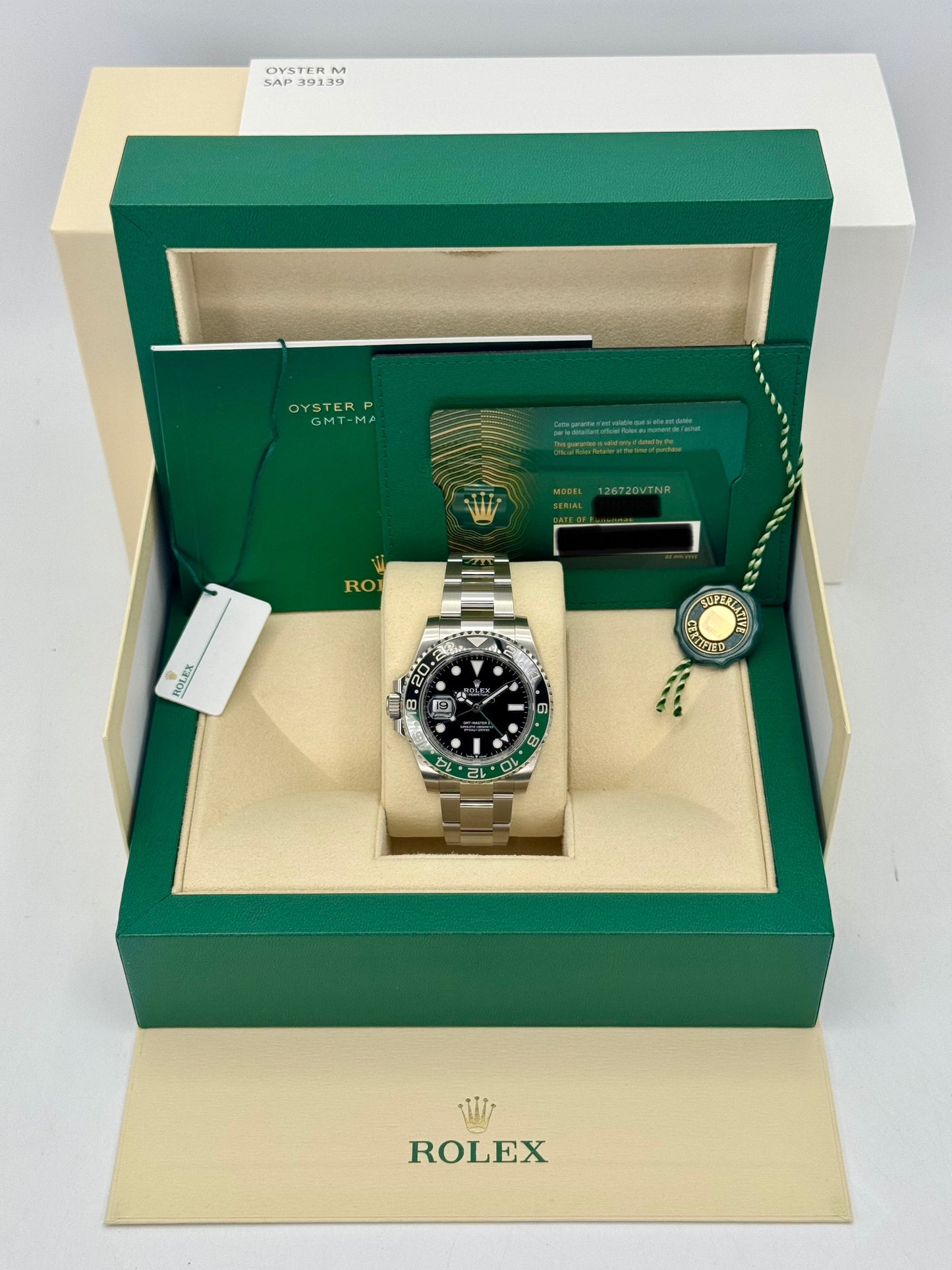 NEW 2025 Rolex GMT-Master II “Sprite” 40mm 126720VTNR Oyster - MyWatchLLC