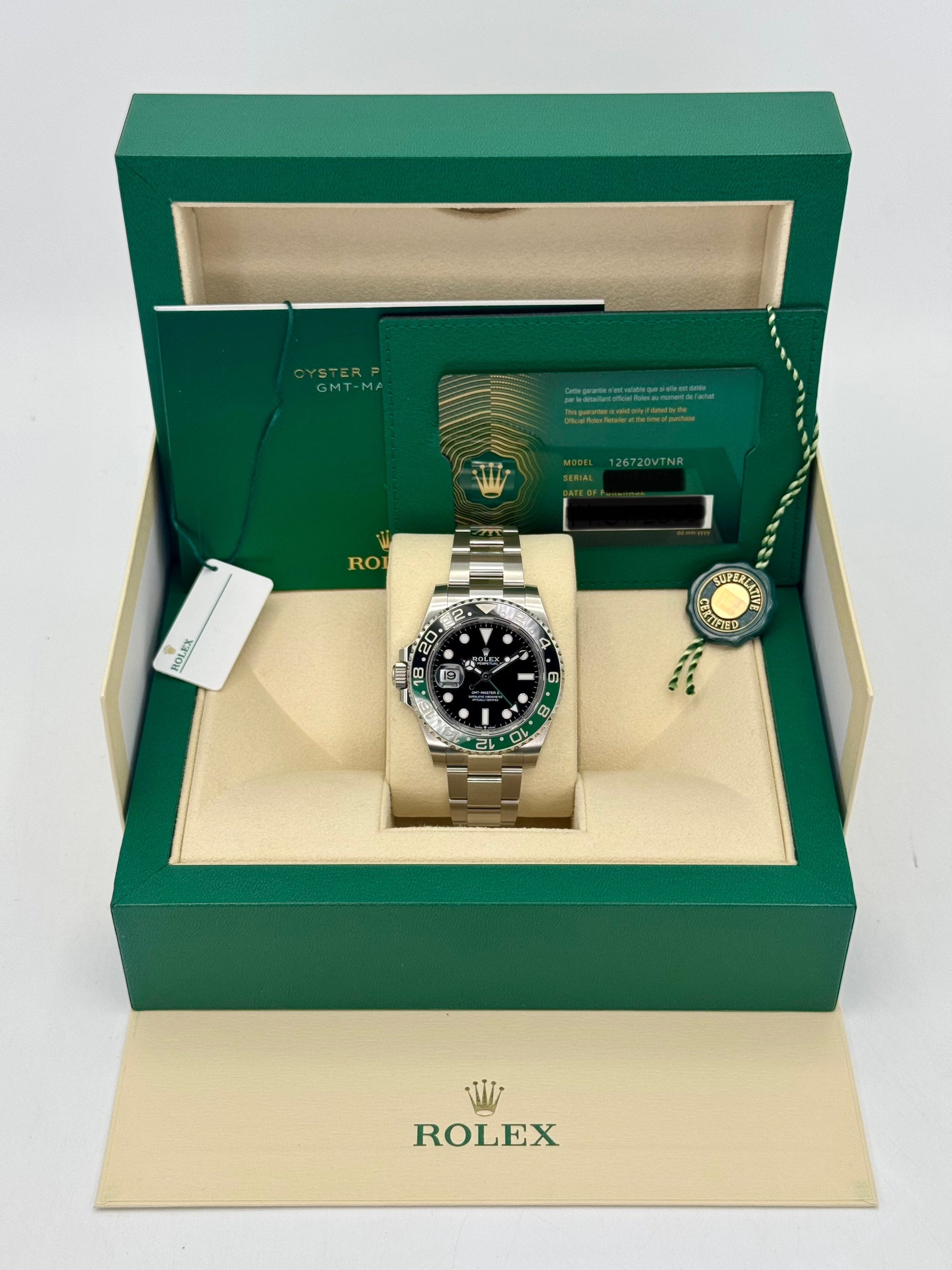 NEW 2025 Rolex GMT-Master II “Sprite” 40mm 126720VTNR Oyster - MyWatchLLC
