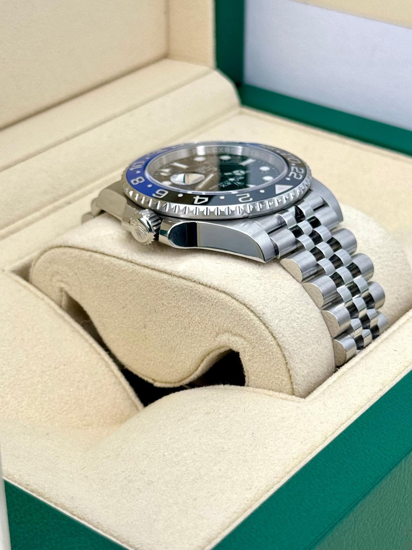 2023 Rolex GMT-Master II "Batgirl" 40mm 126710BLNR Jubilee Black Dial - MyWatchLLC